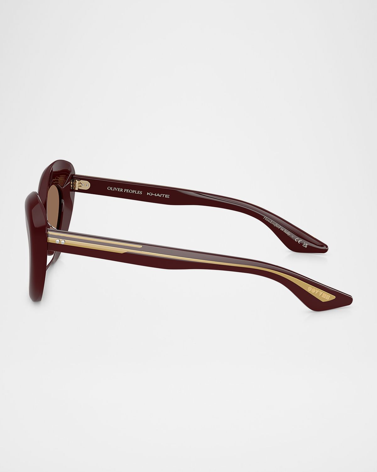 KHAITE x Oliver Peoples Bold Acetate Oval Sunglasses