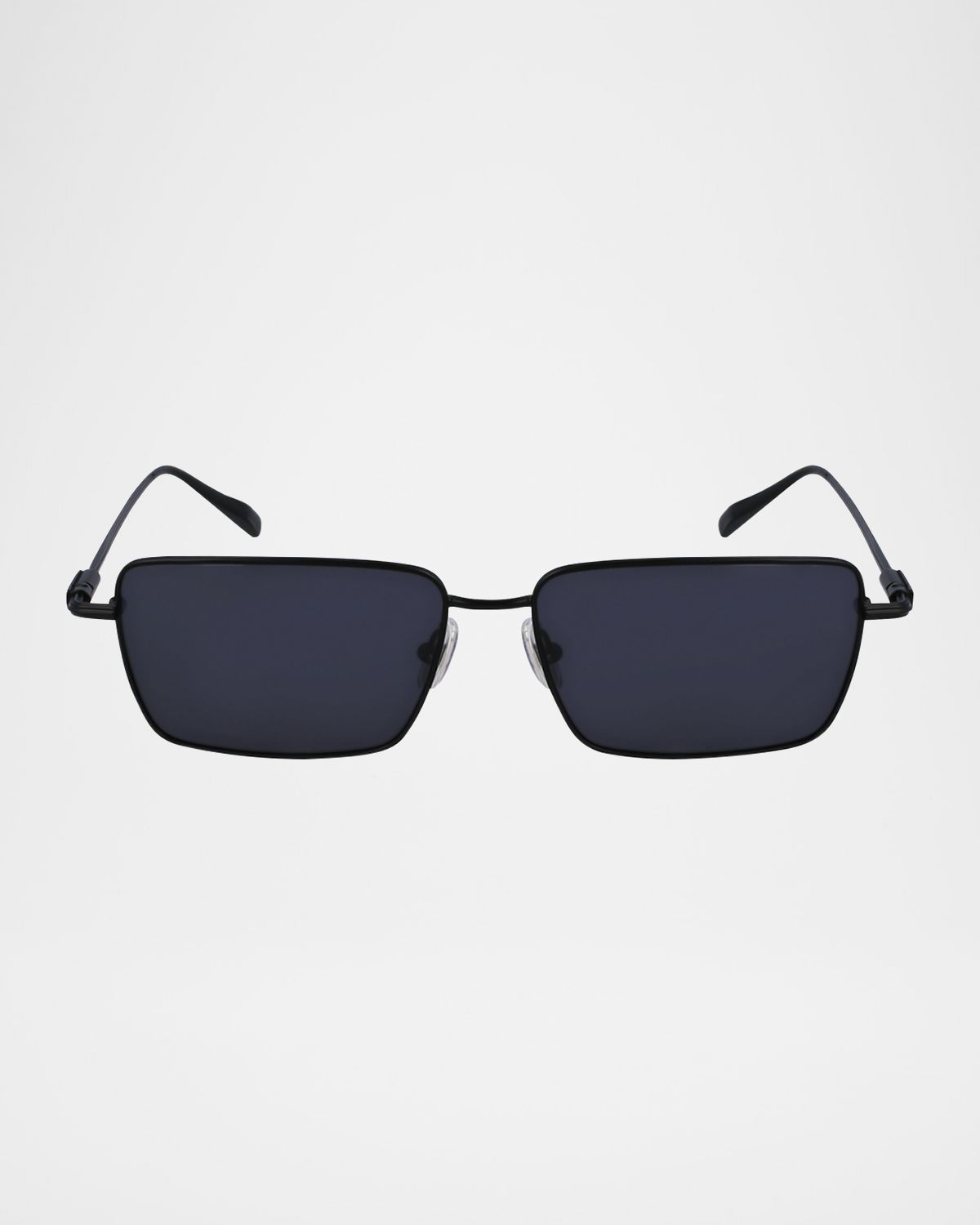 Ferragamo Men 's Gancini Evolution Metal Rectangle Sunglasses | Thumbnail 6