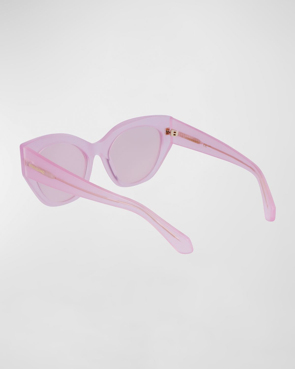 Ferragamo Classic Logo Acetate Cat-Eye Sunglasses