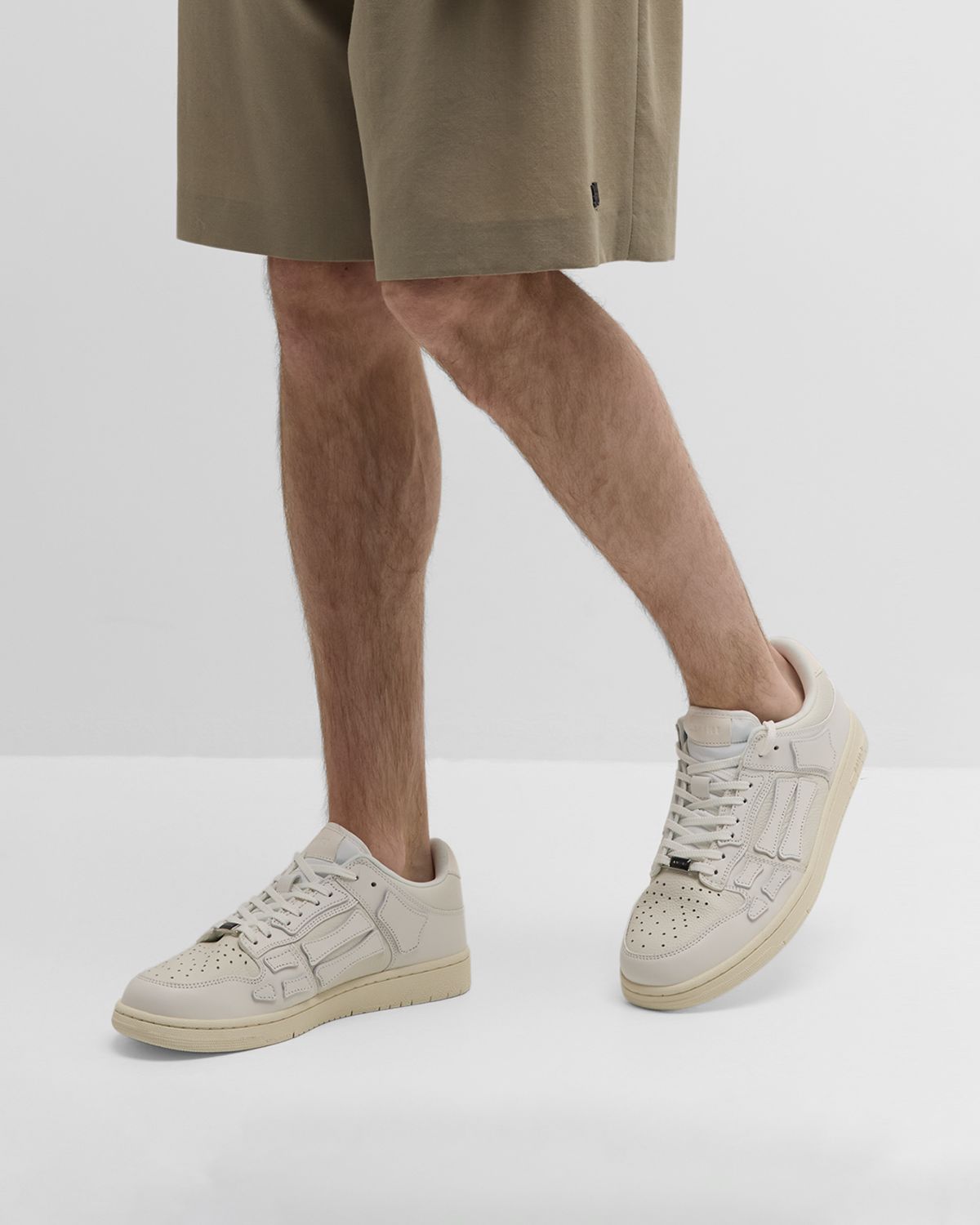 Amiri Men 's Skel Low-Top Leather Sneakers