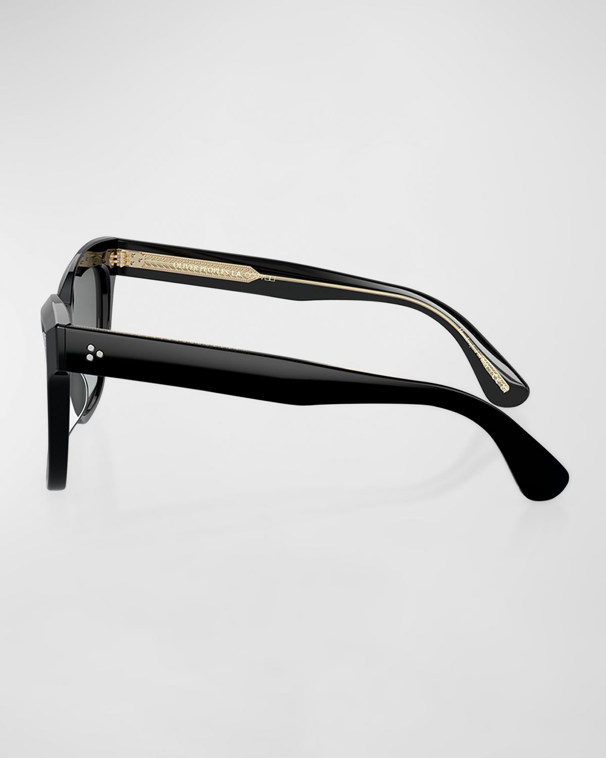 Oliver Peoples Beveled Acetate Butterfly Sunglasses