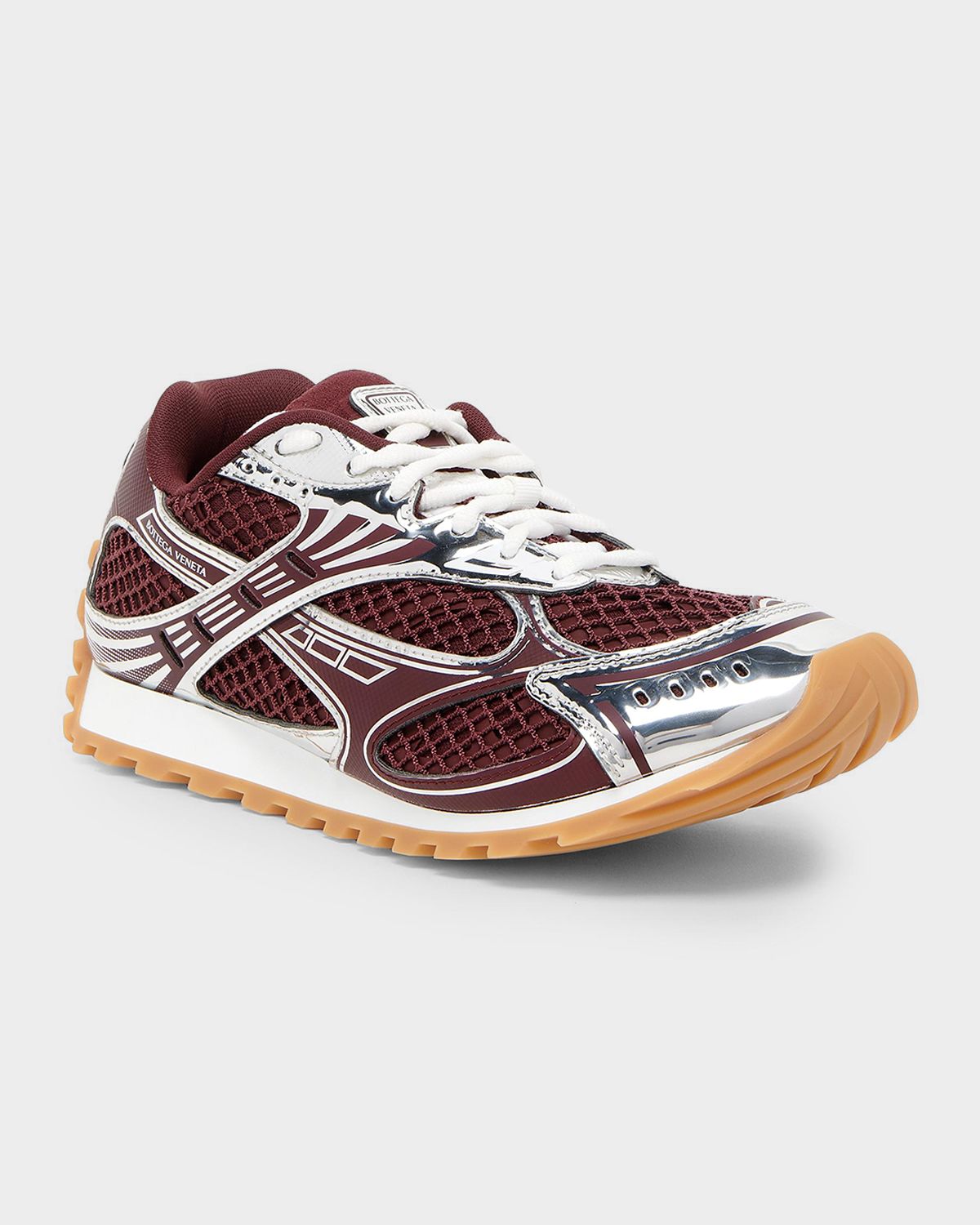 Bottega Veneta Orbit Metallic Net Runner Sneakers | Thumbnail 6 Bottega Veneta Orbit Metallic Net Runner Sneakers | Thumbnail 6