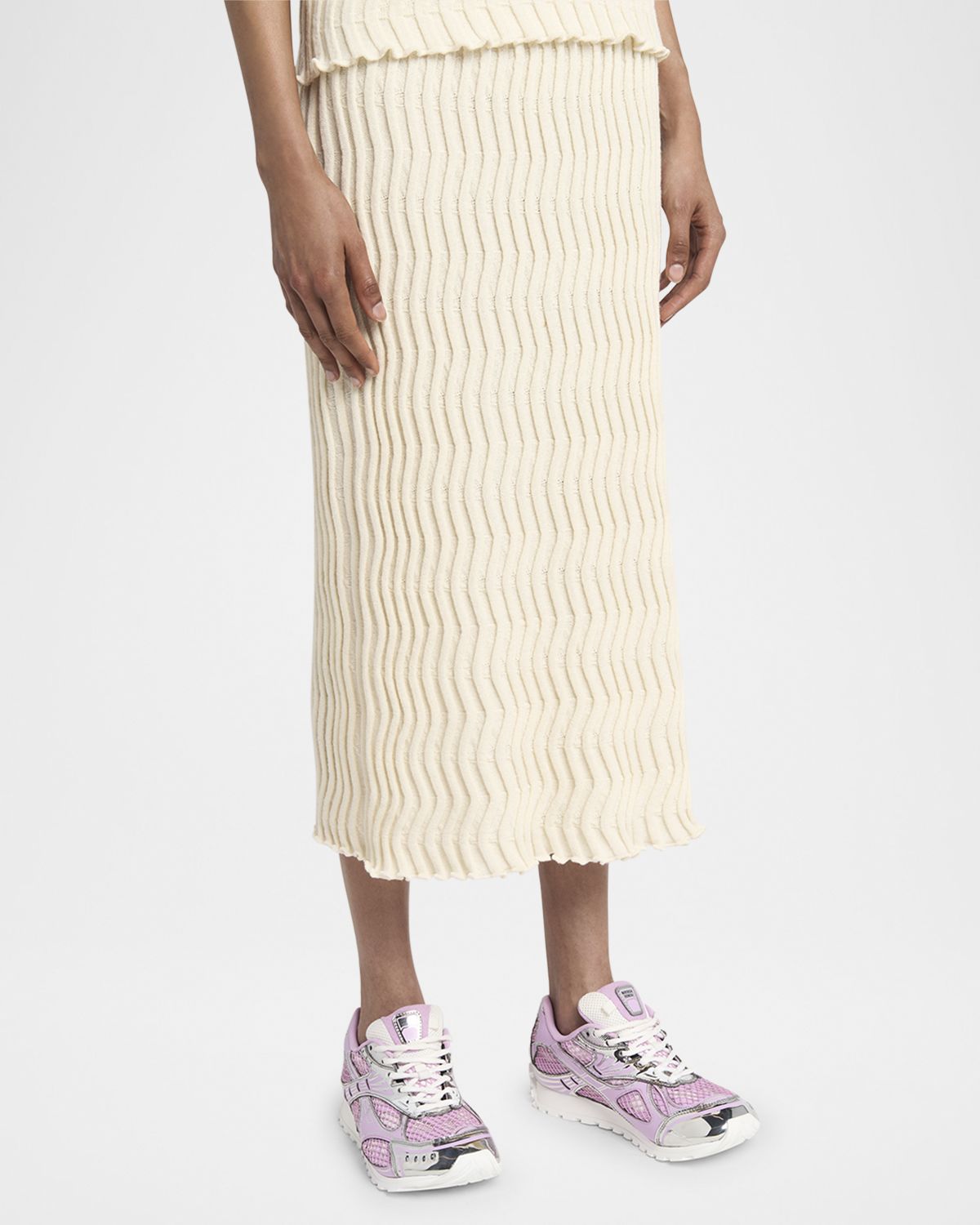 Bottega Veneta Orbit Metallic Net Runner Sneakers | Thumbnail 8 Bottega Veneta Orbit Metallic Net Runner Sneakers | Thumbnail 8
