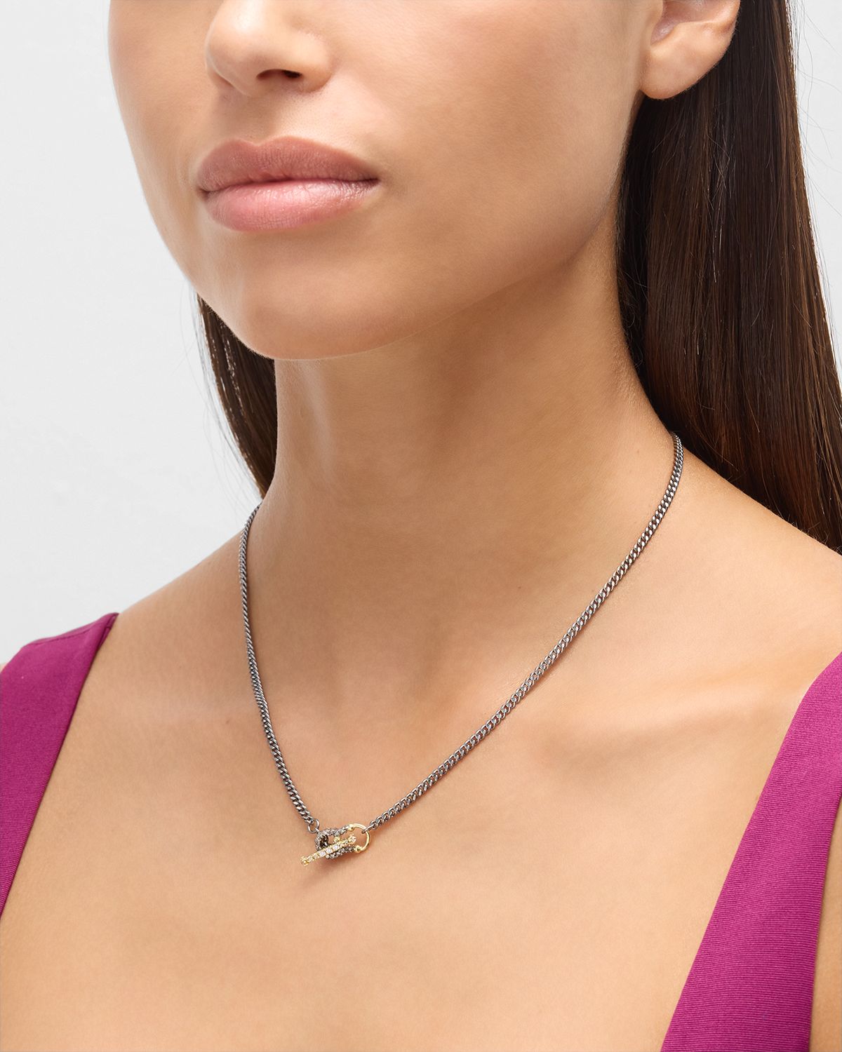 Armenta Cache Mini Buckle Convertible Necklace