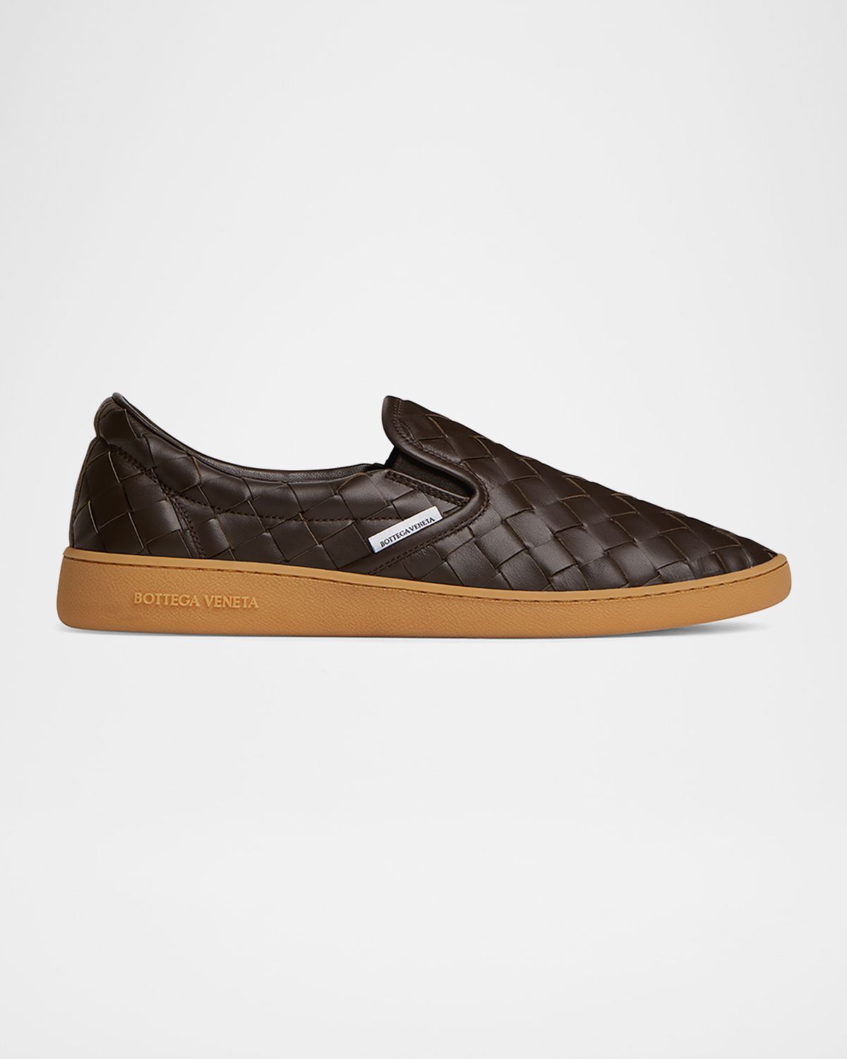 Bottega Veneta Men 's Sawyer Intrecciato Leather Slip-On Sneakers