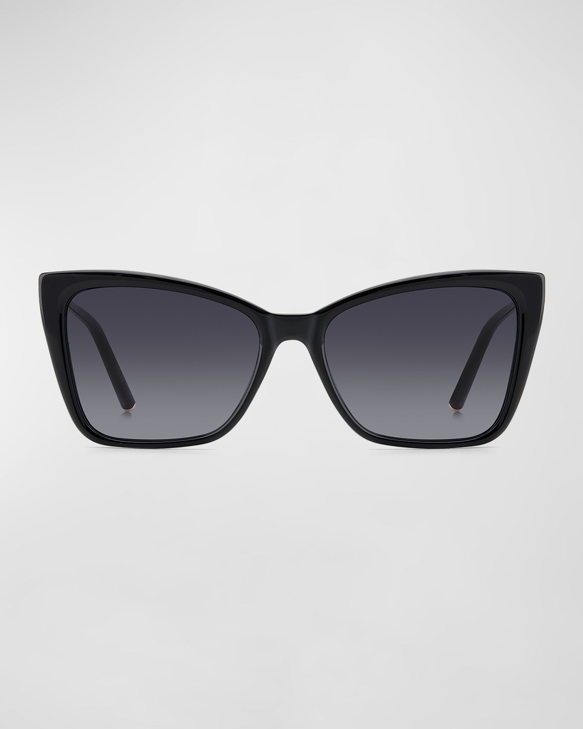 Carolina Herrera Embellished Patterned Mixed-Media Cat-Eye Sunglasses
