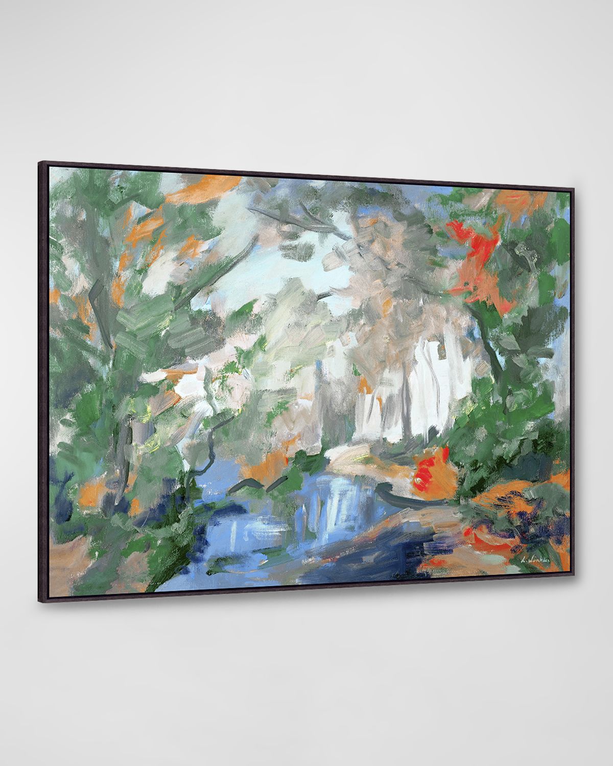 Wendover Art Group "Orange Sun" Giclee on Canvas