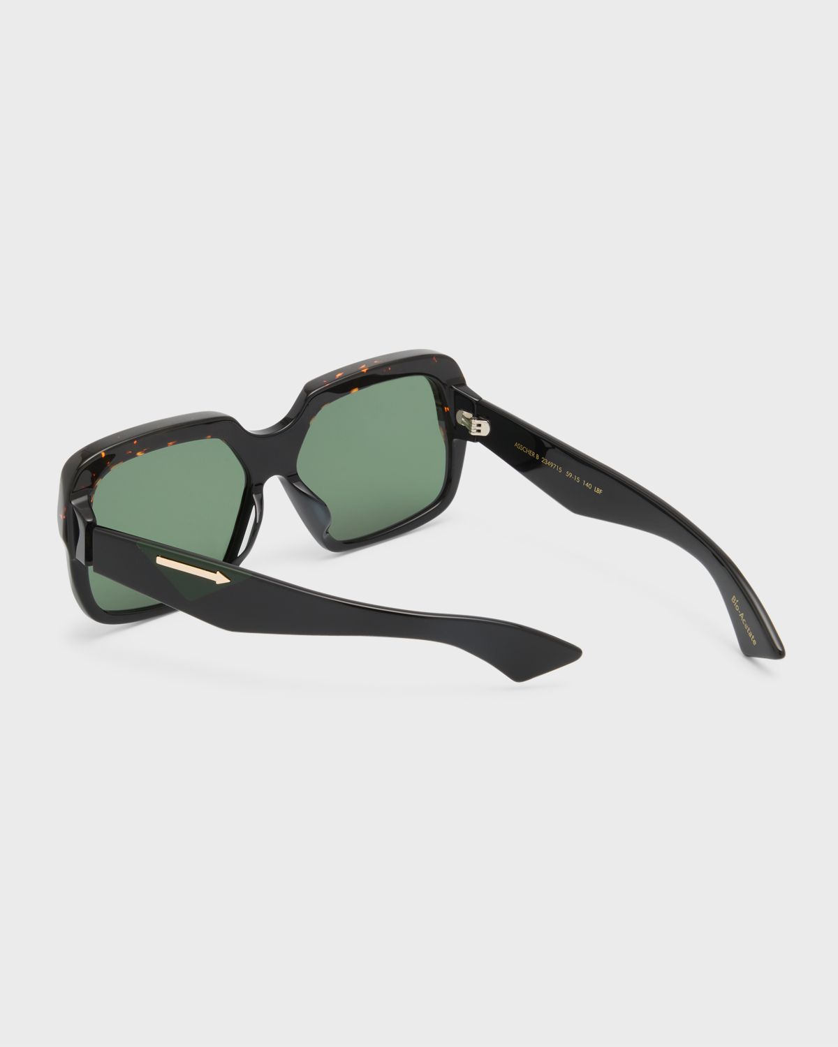 Karen Walker Logo Acetate Square Sunglasses
