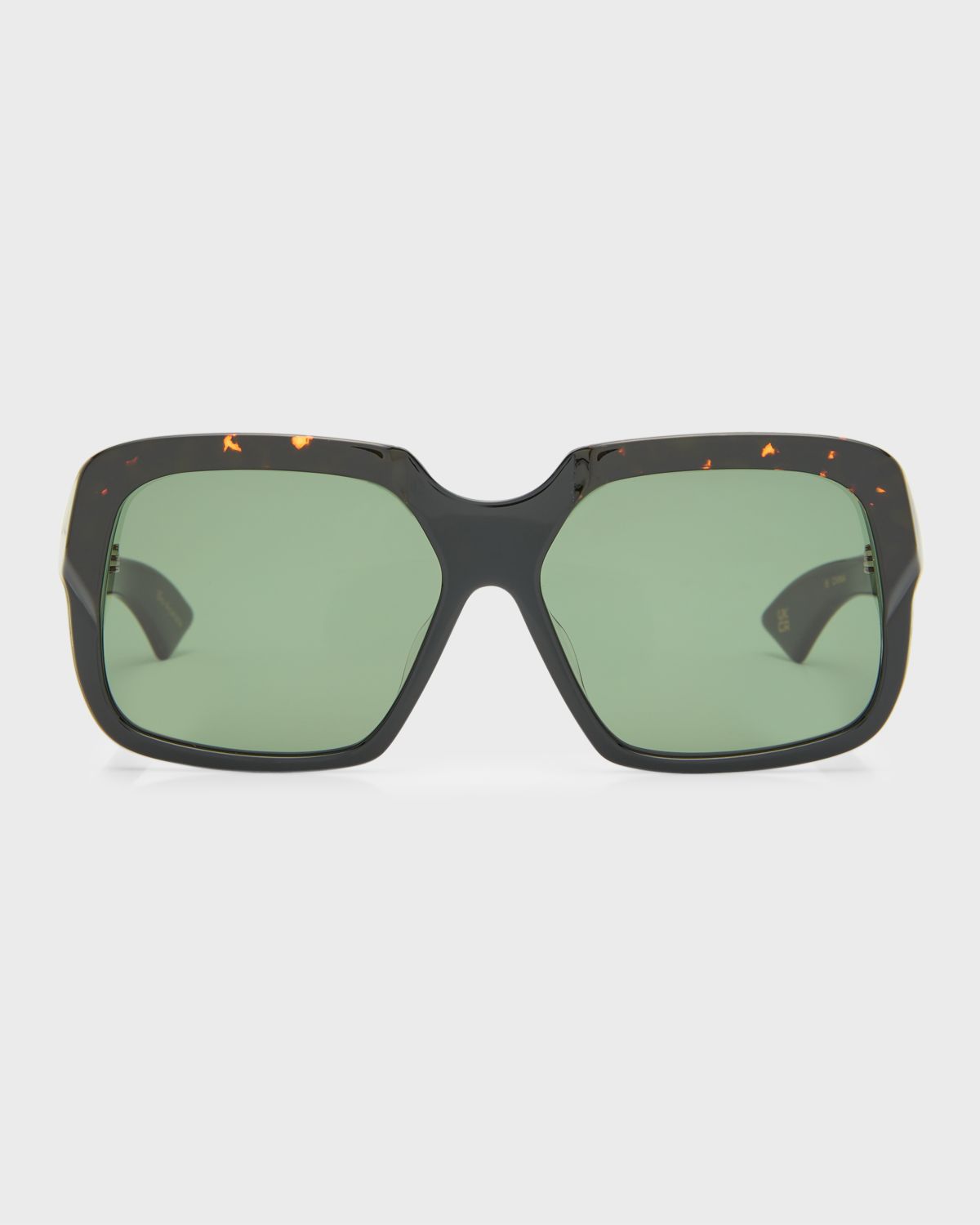 Karen Walker Logo Acetate Square Sunglasses