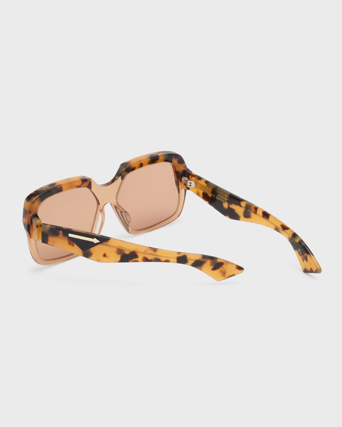 Karen Walker Beveled Two-Tone Acetate Square Sunglasses
