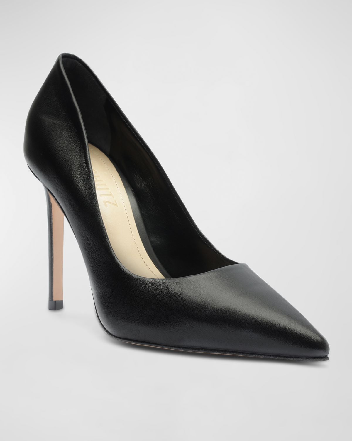 Schutz Lou Leather Stiletto Pumps
