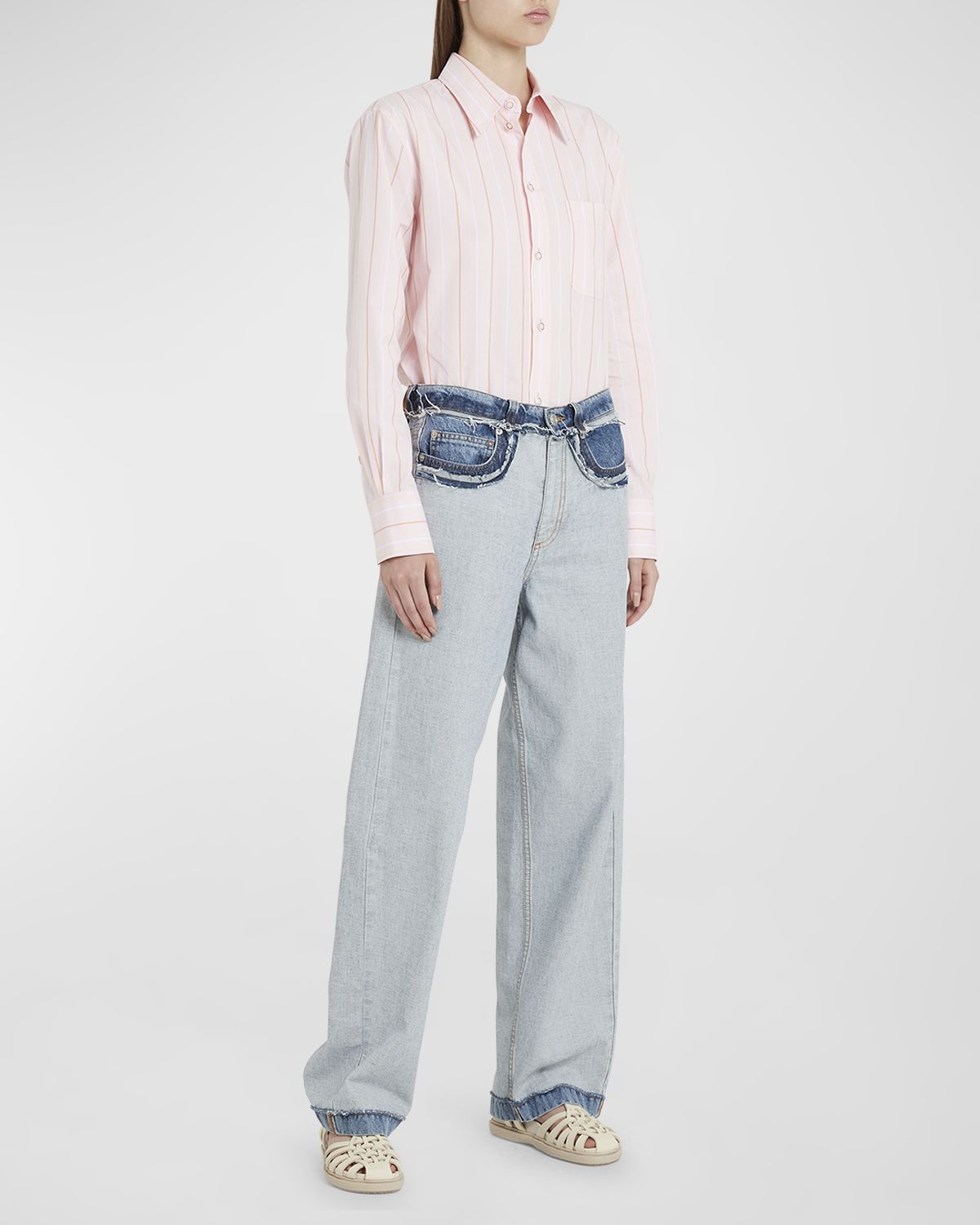 Marni Low-Waisted Reverse Jeans