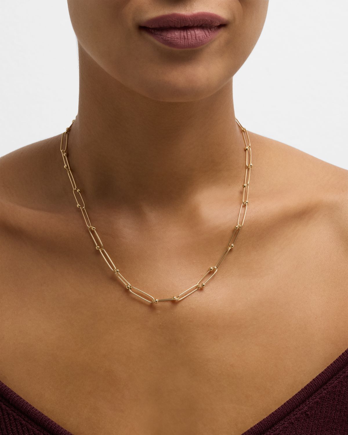 Roberto Coin 18K Yellow Gold Ball Chain Necklace