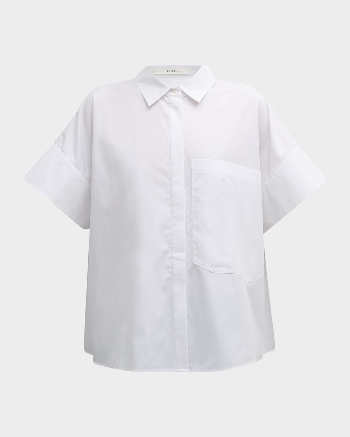 Co Boxy Short-Sleeve llared Shirt | Thumbnail 8