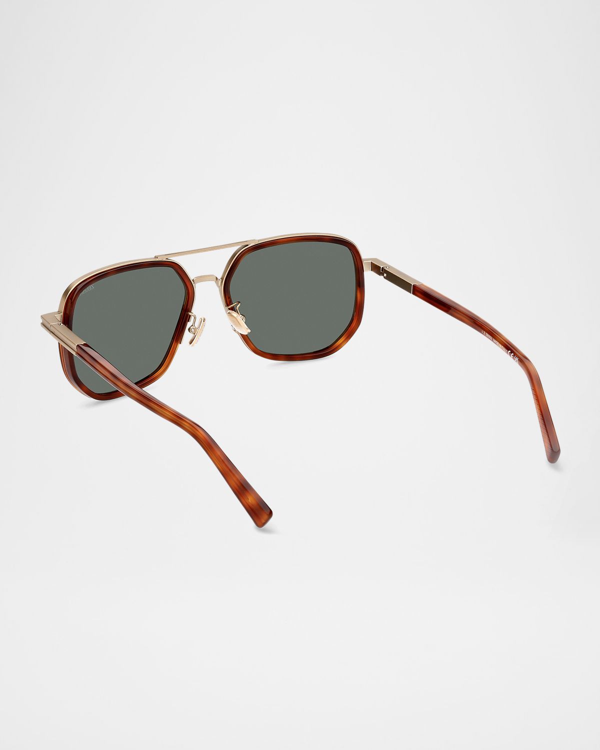 ZEGNA Men 's Metal Square Sunglasses