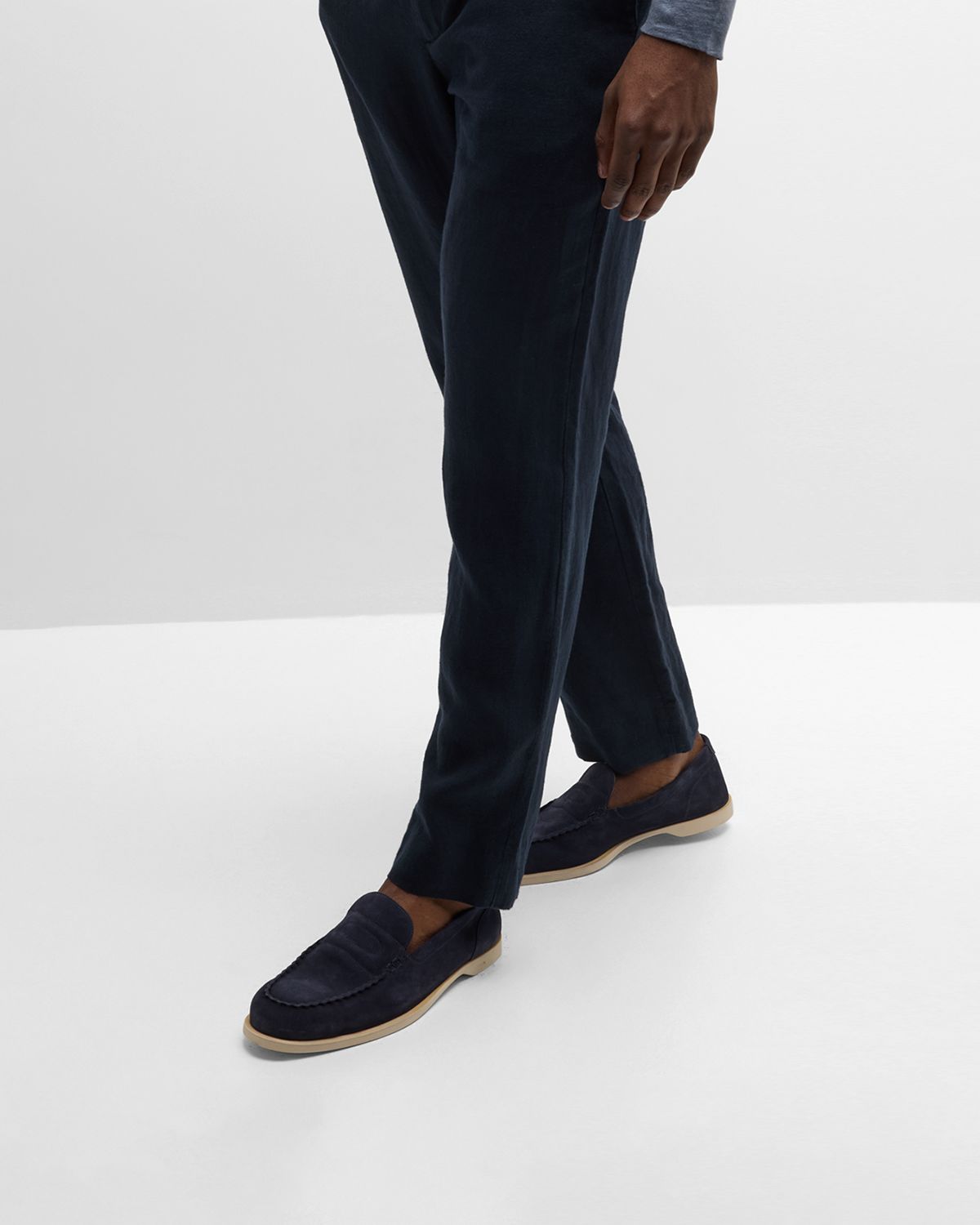 John Lobb Men 's Pace Suede Loafers