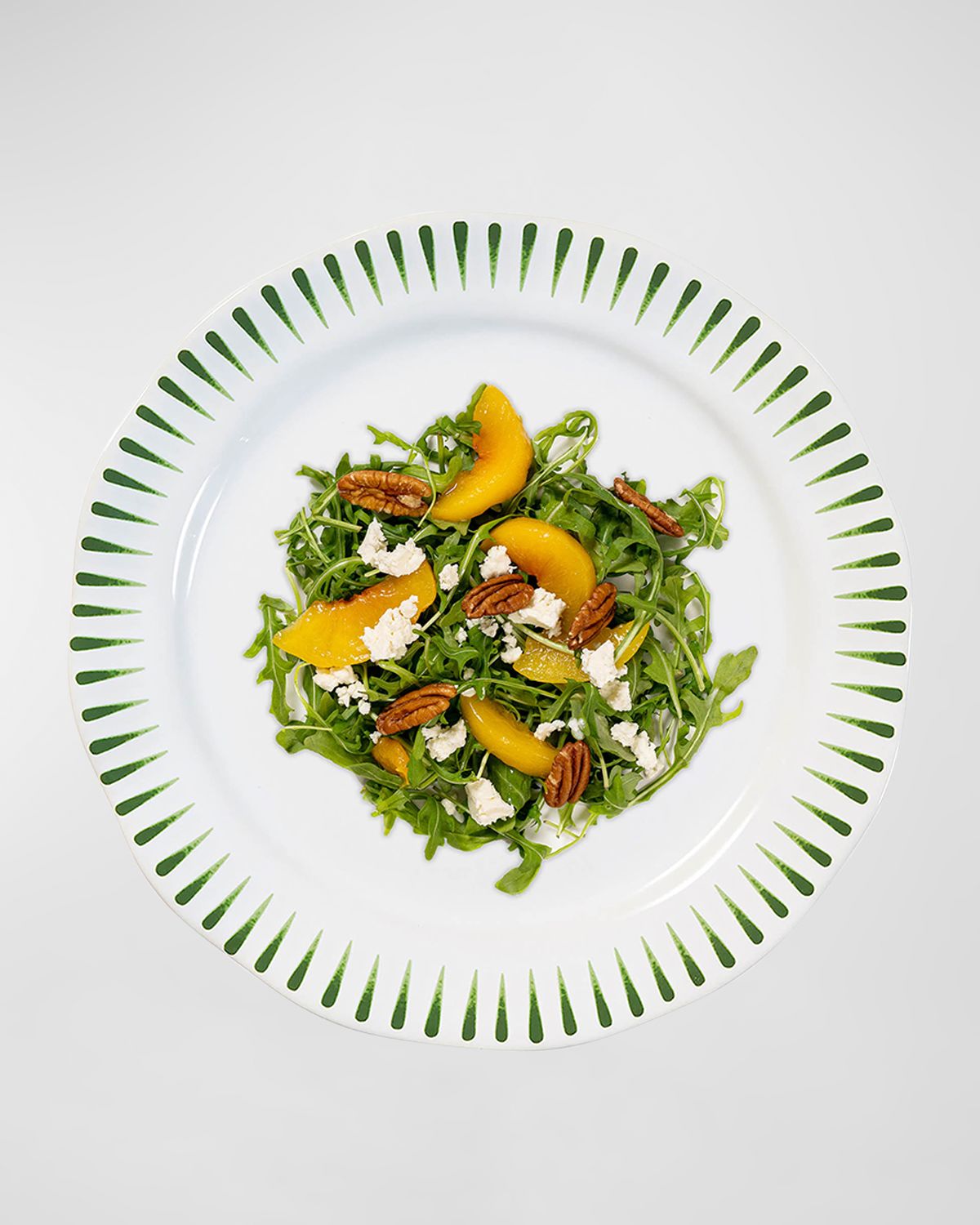 Juliska Sitio Stripe Basil Dessert/Salad Plate