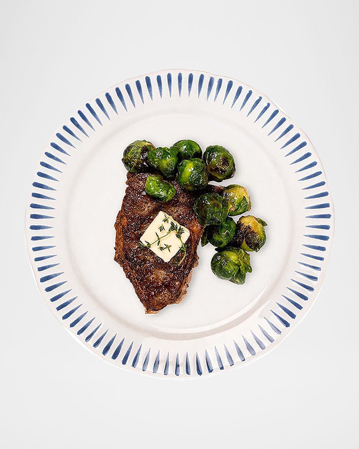 Juliska Sitio Stripe Delft Blue Dinner Plate | Thumbnail 5