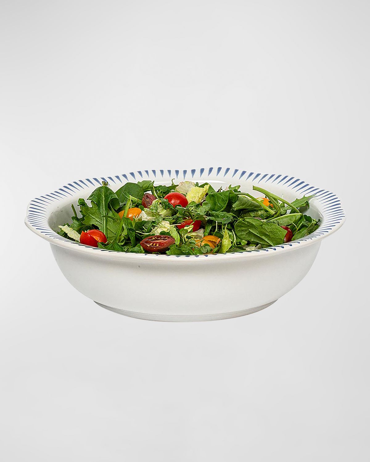 Juliska Sitio Stripe Delft Blue Serving Bowl