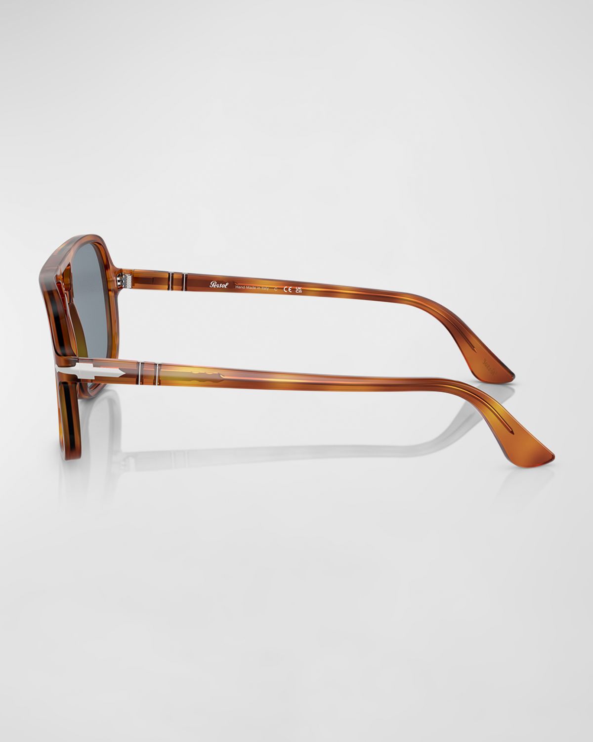 Persol Men 's Double-Bridge Acetate Aviator Sunglasses | Thumbnail 4 Persol Men 's Double-Bridge Acetate Aviator Sunglasses | Thumbnail 4