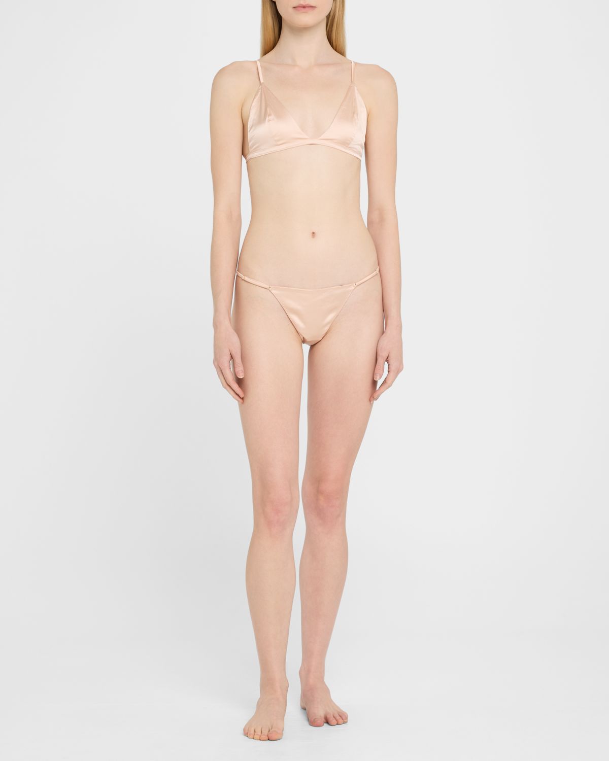 Kiki De Montparnasse Tous Les Jours Stretch Silk G-String