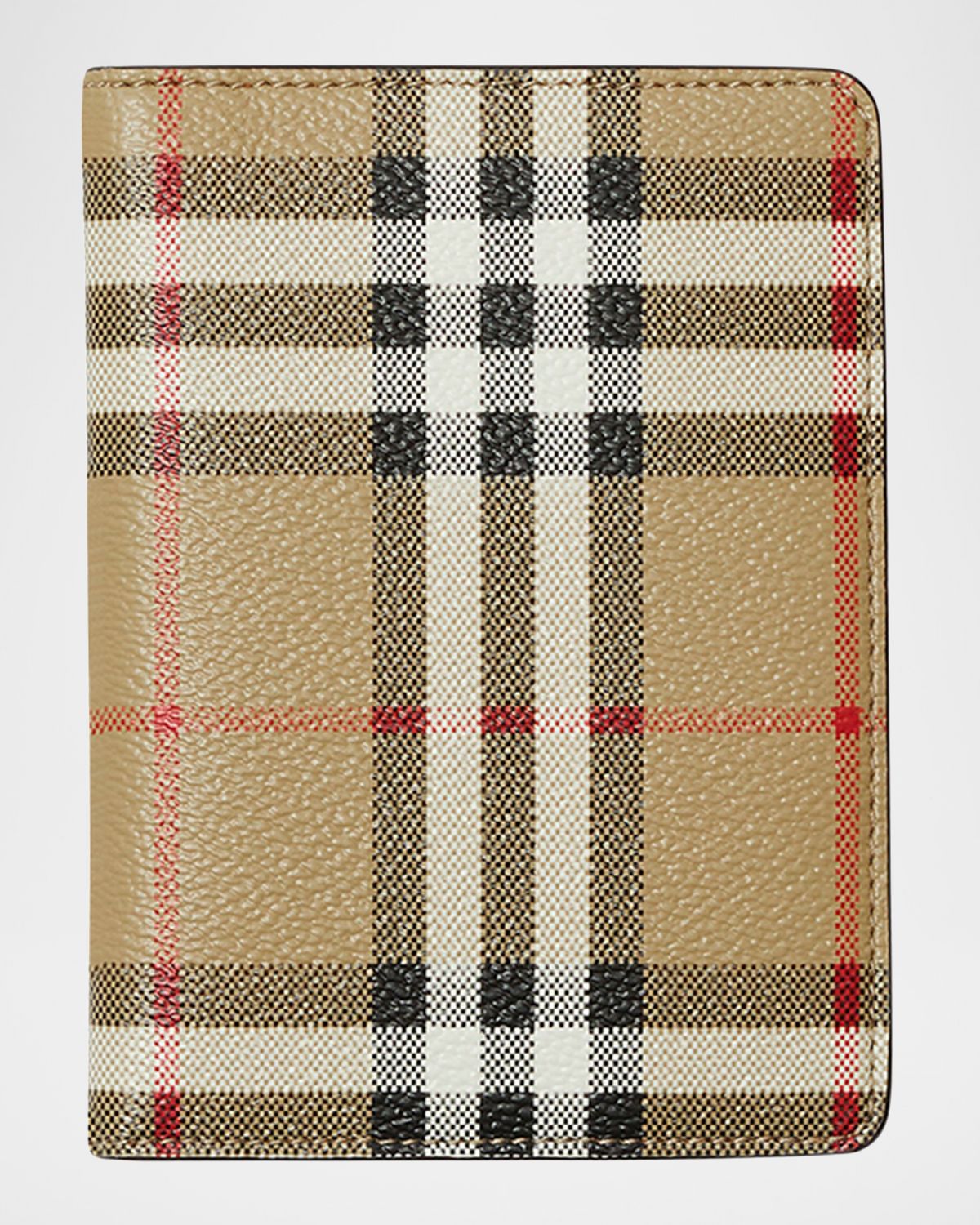 Burberry Check Bifold Passport Holder