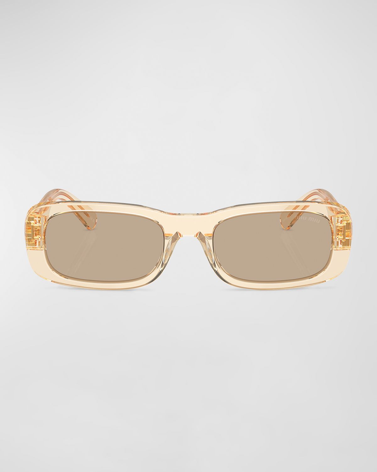 Miu Miu Logo Acetate Rectangular Sunglasses | Thumbnail 5 Miu Miu Logo Acetate Rectangular Sunglasses | Thumbnail 5