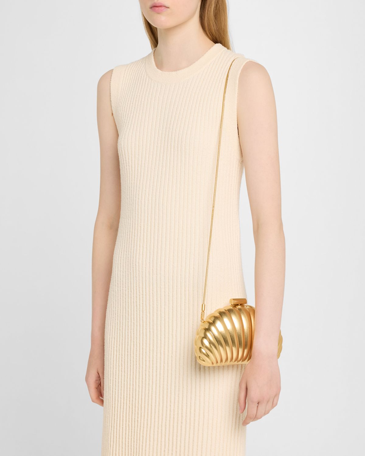 SIMKHAI Monet Shell Clutch Bag