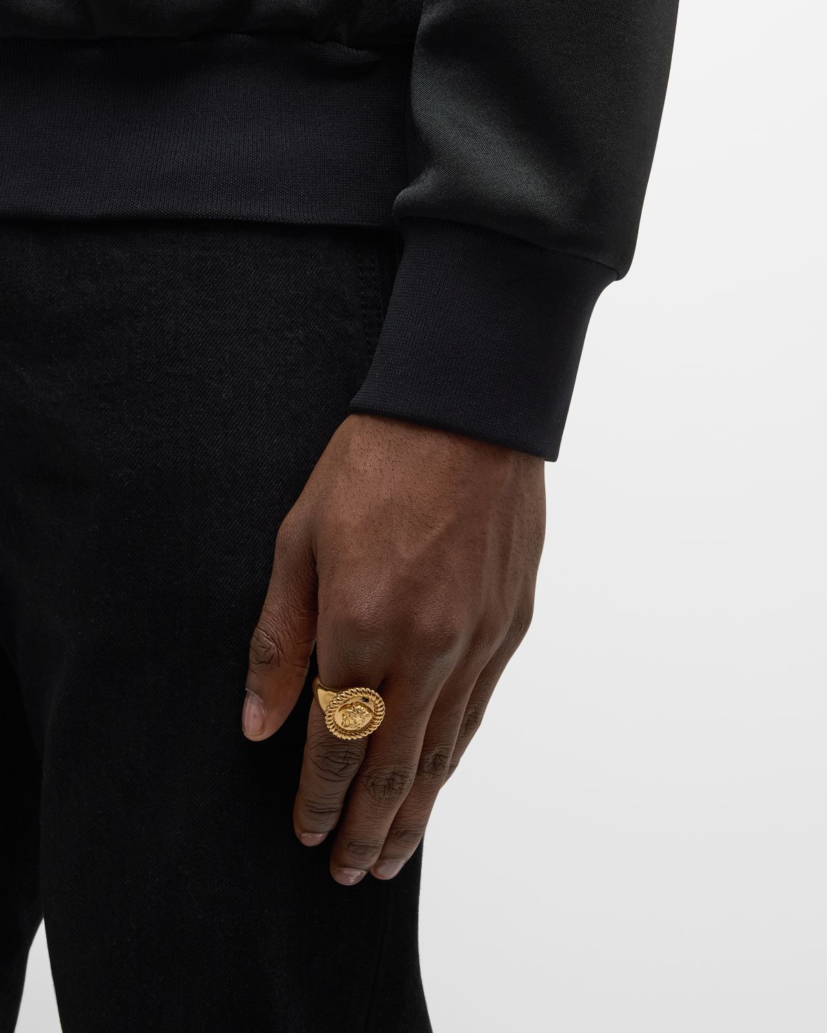 Versace Men 's Nautical Medusa Ring