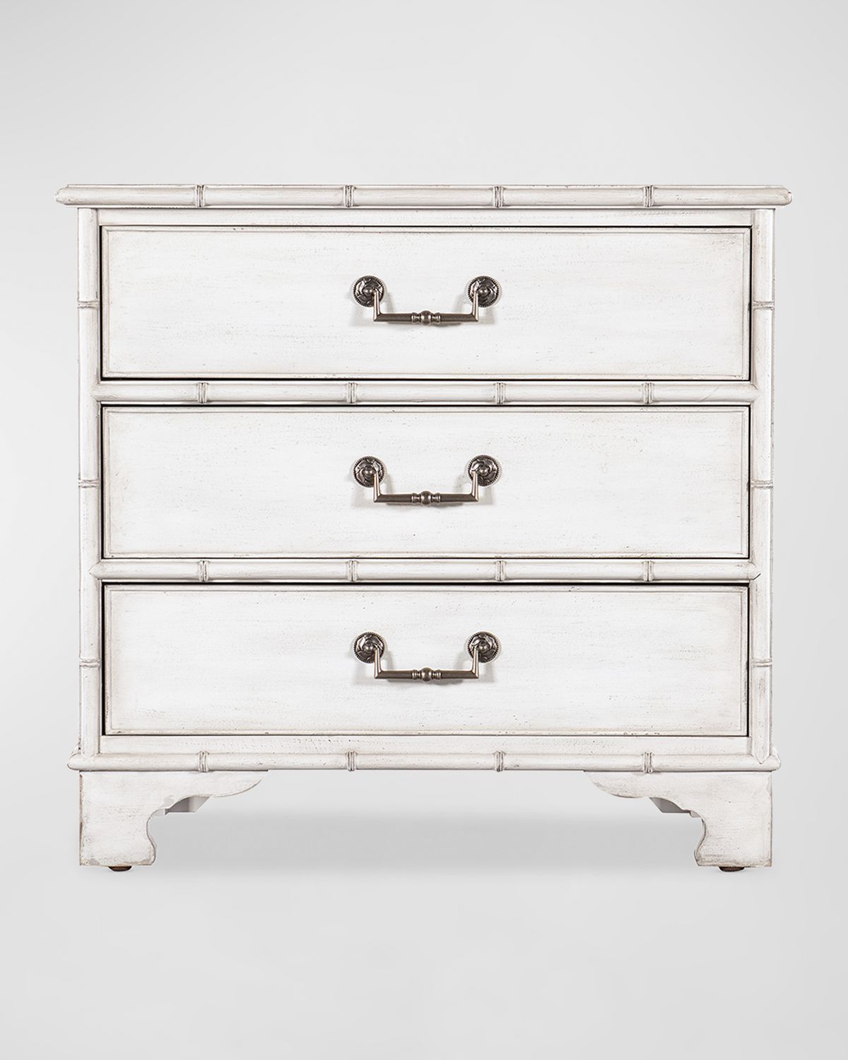 Hooker Furniture Charleston White 3-Drawer Nightstand