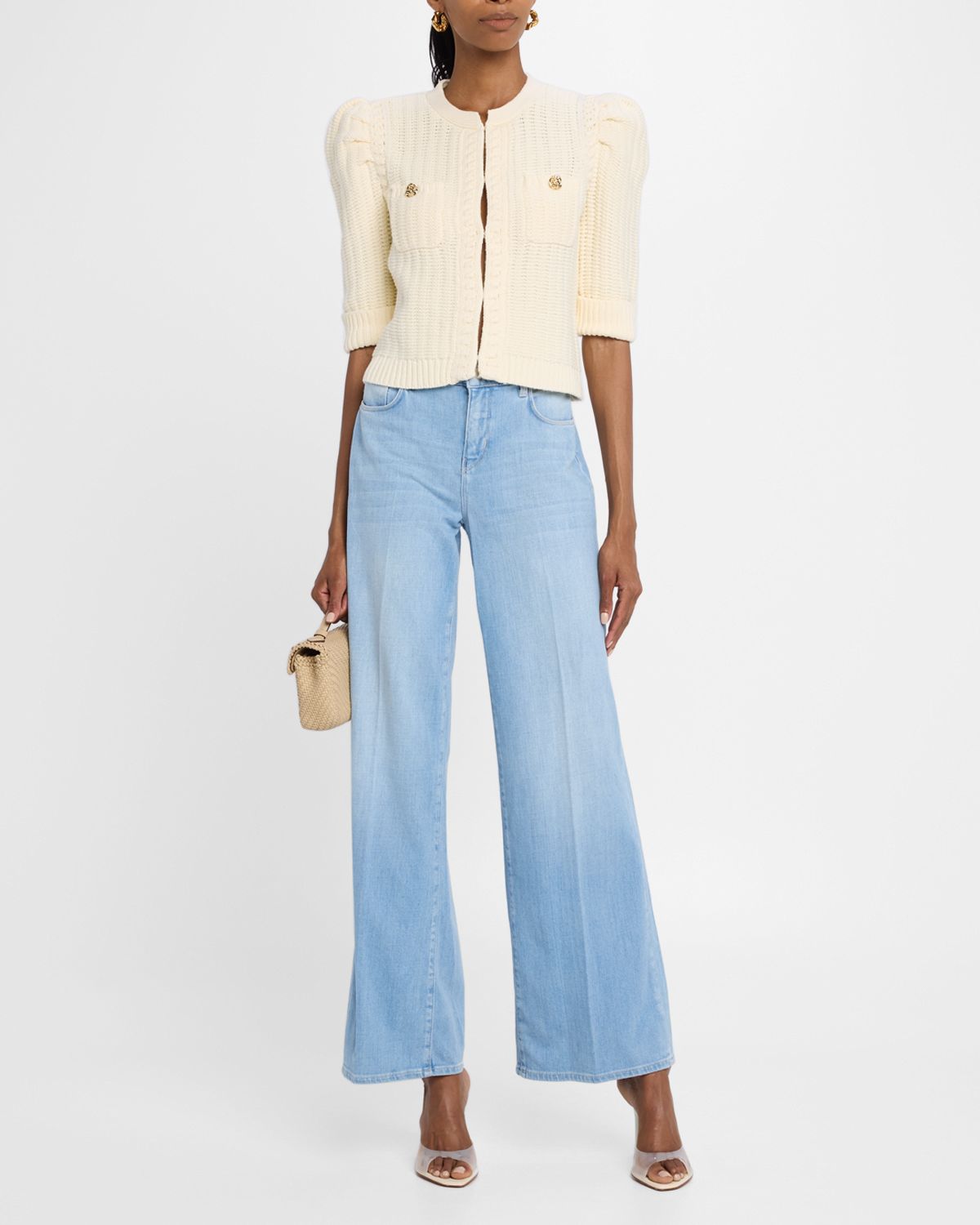 L 'Agence Alicent High-Rise Sneaker Jeans