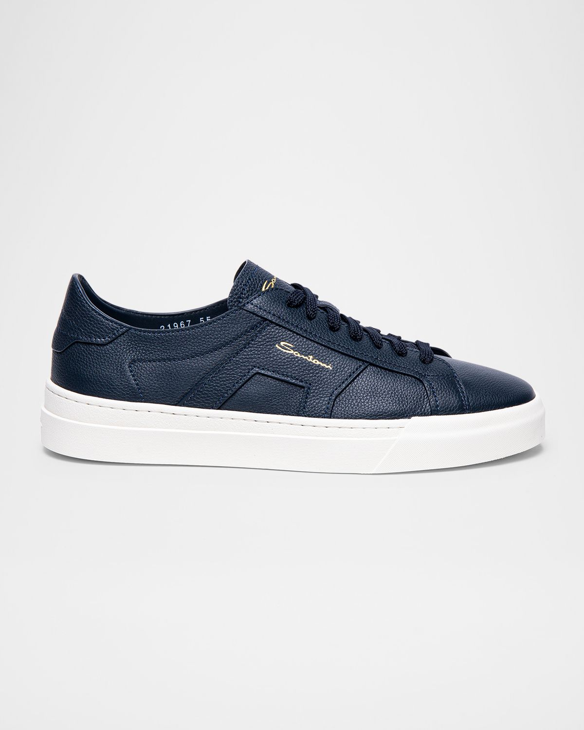 Santoni Men 's DBS Leather Low-Top Sneakers