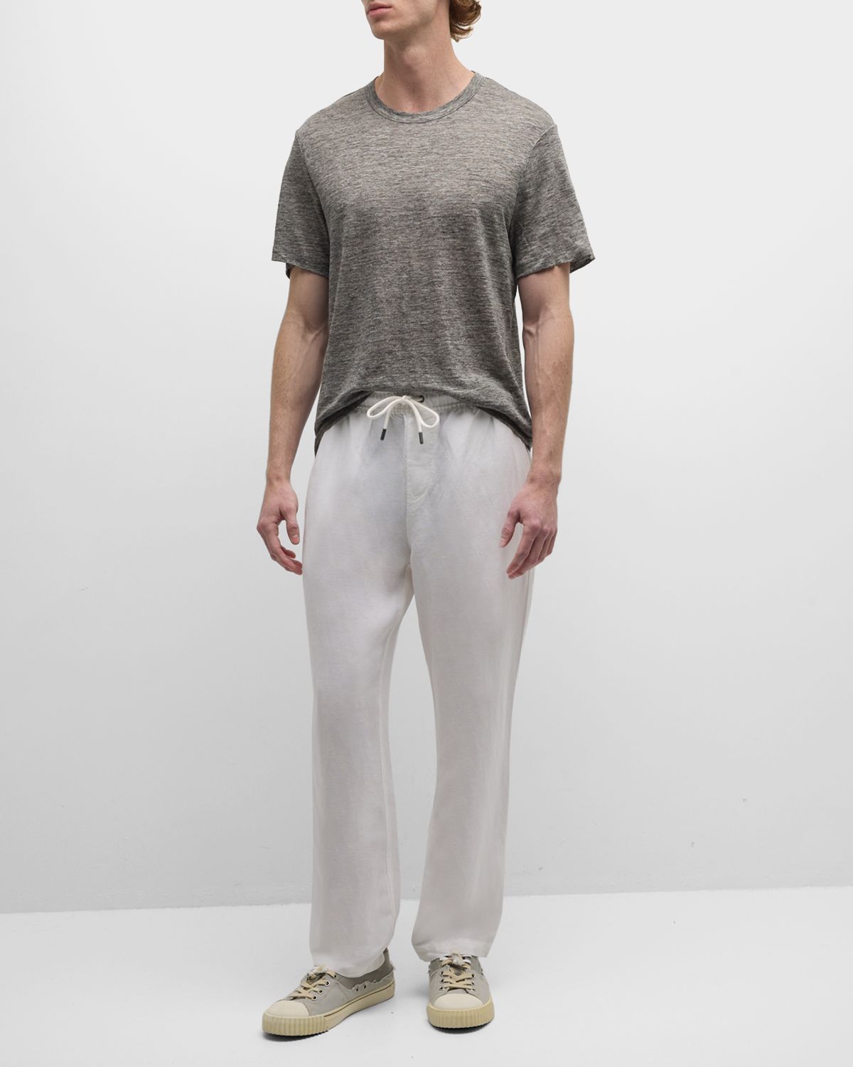 Onia Men 's Air Linen Pull-On Pants