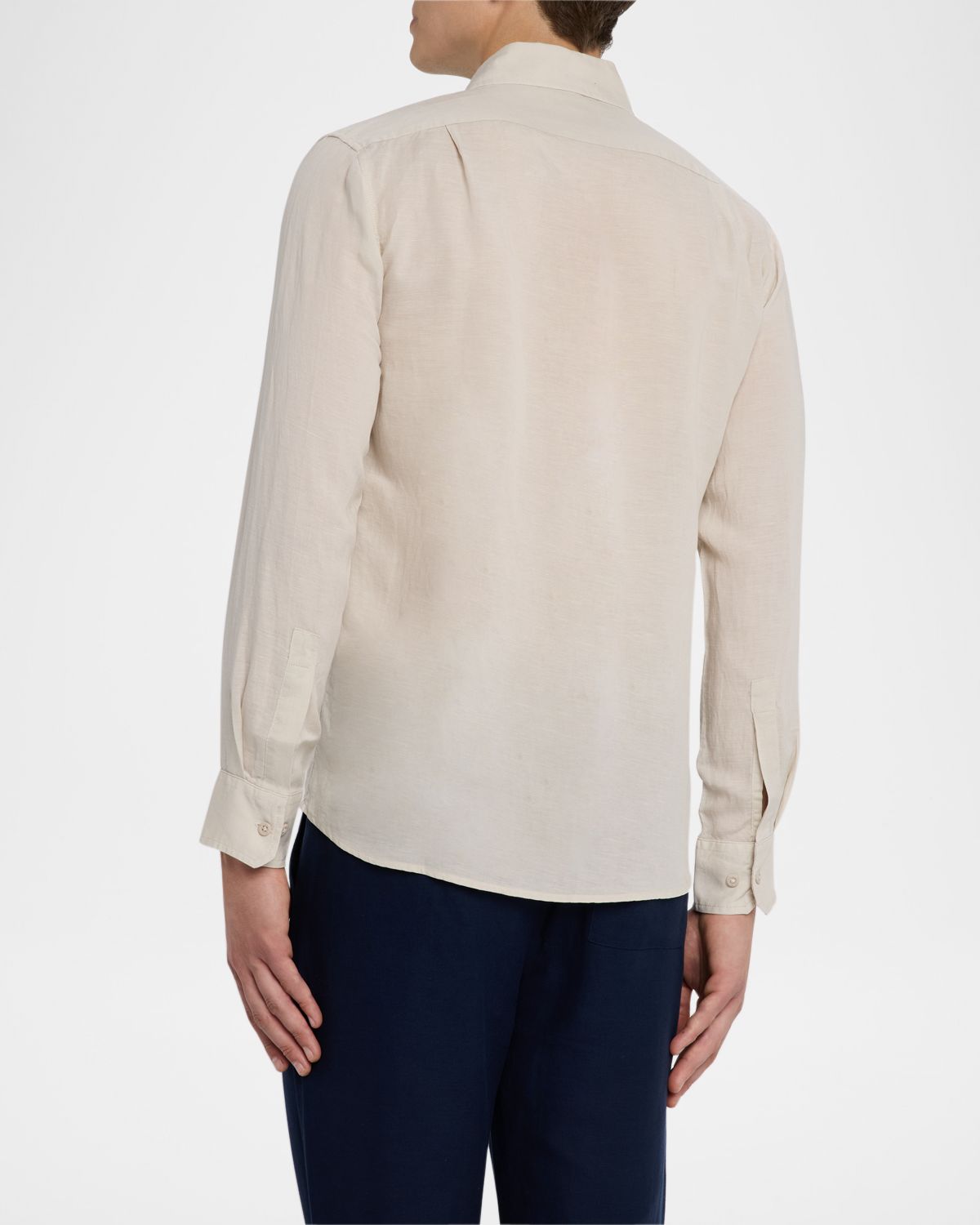 Onia Men 's Air Linen Casual Button-Down Shirt