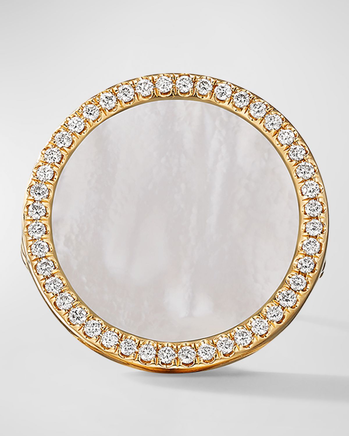 David Yurman DY Elements Ring with Gemstone and Diamonds in 18K Gold