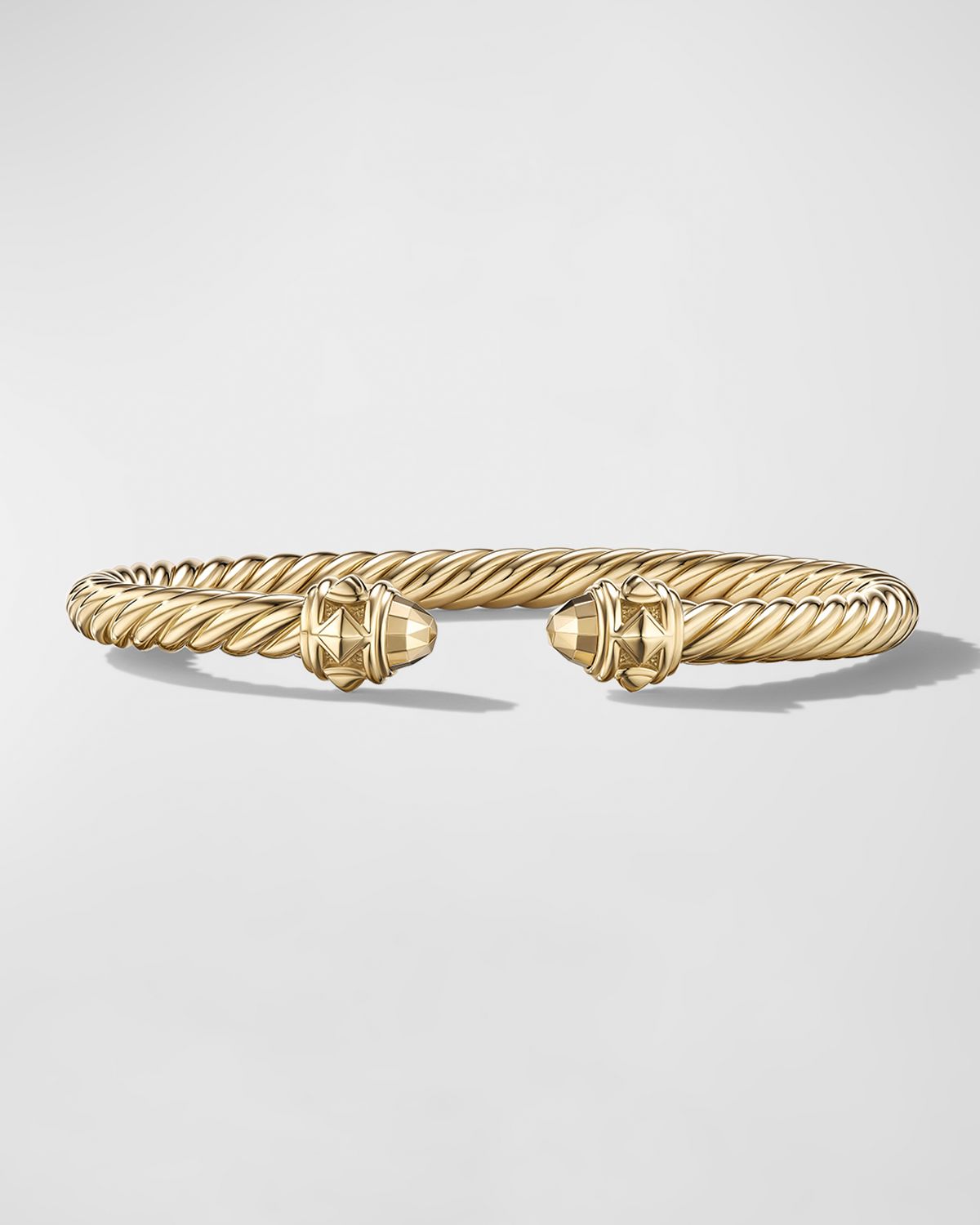 David Yurman Renaissance Cable Bracelet in 18K Gold, 5mm, Size L