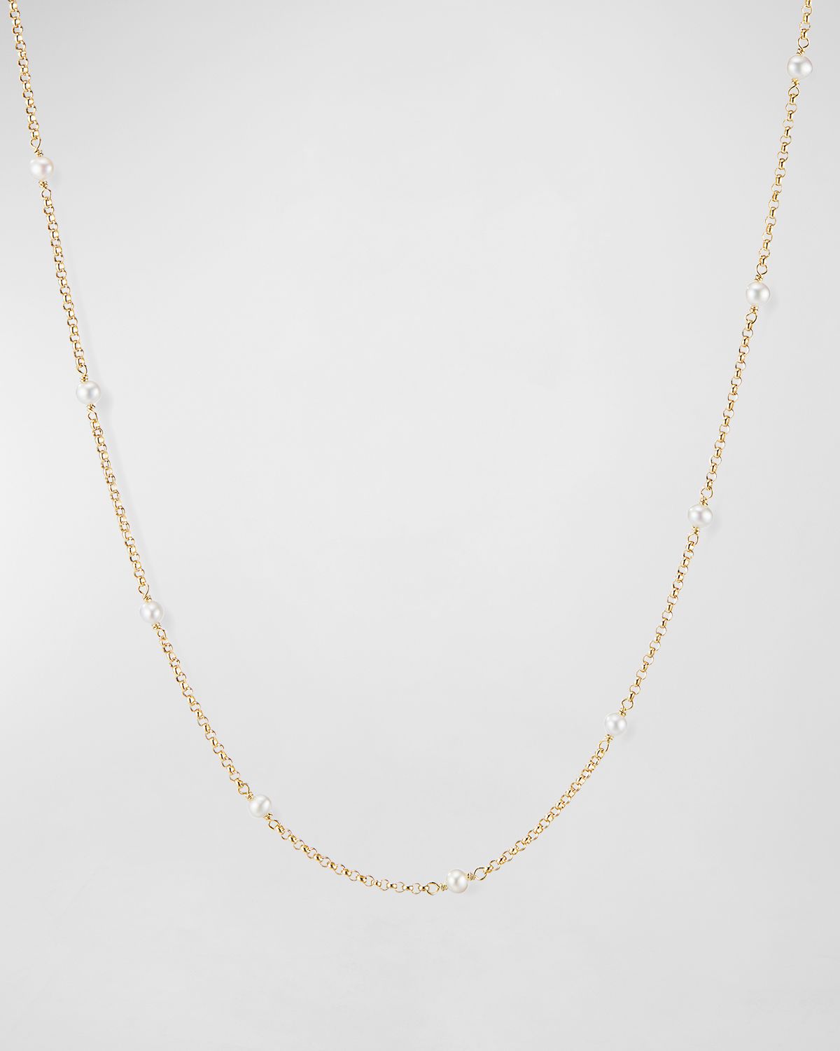 David Yurman Cable Collectibles Bead and Chain Necklace
