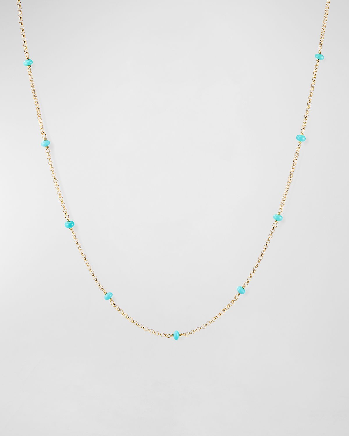 David Yurman Cable Collectibles Bead and Chain Necklace