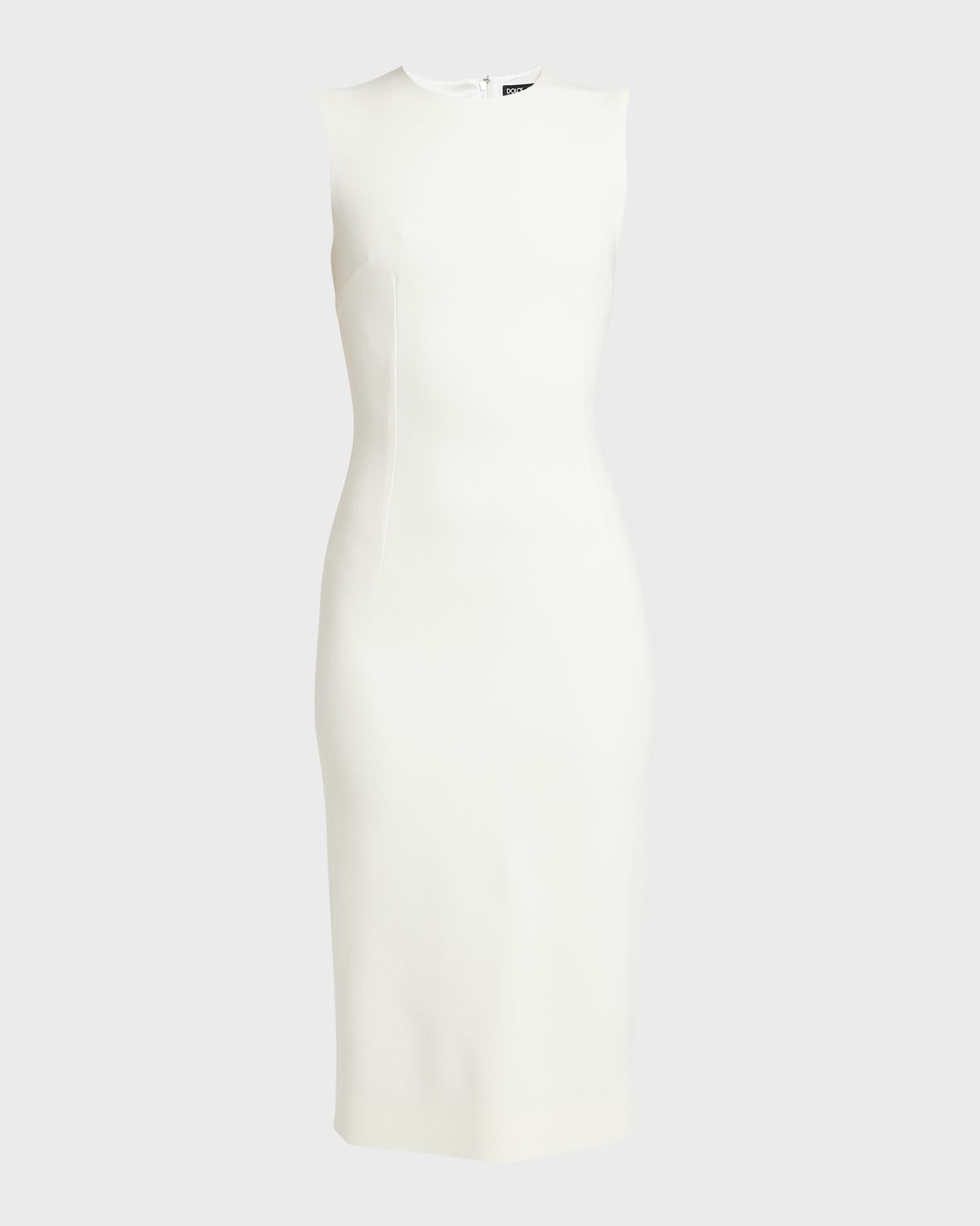 Dolce & Gabbana Sleeveless Crepe Midi Dress