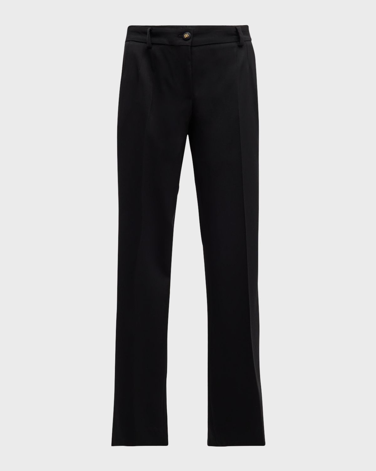 Dolce & Gabbana Tela Lana Bistretch Crepe Slim-Leg Ankle Pants
