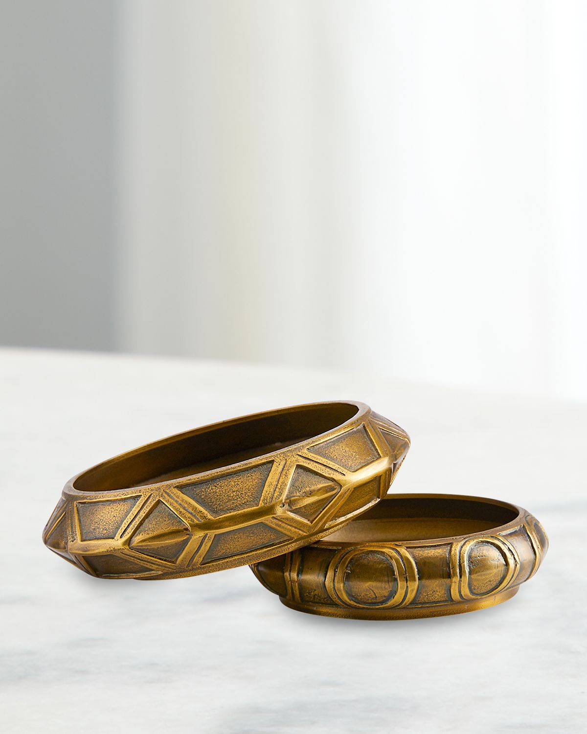 Arteriors Millenia Stacked Centerpiece, Set of 2