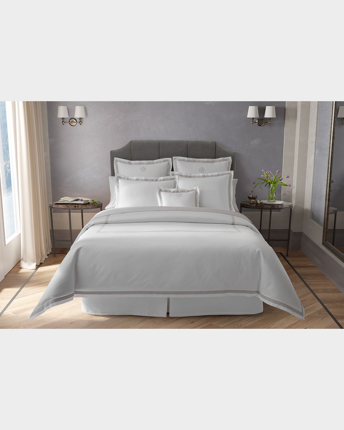 Matouk Ambrose King Flat Sheet | Thumbnail 5 Matouk Ambrose King Flat Sheet | Thumbnail 5
