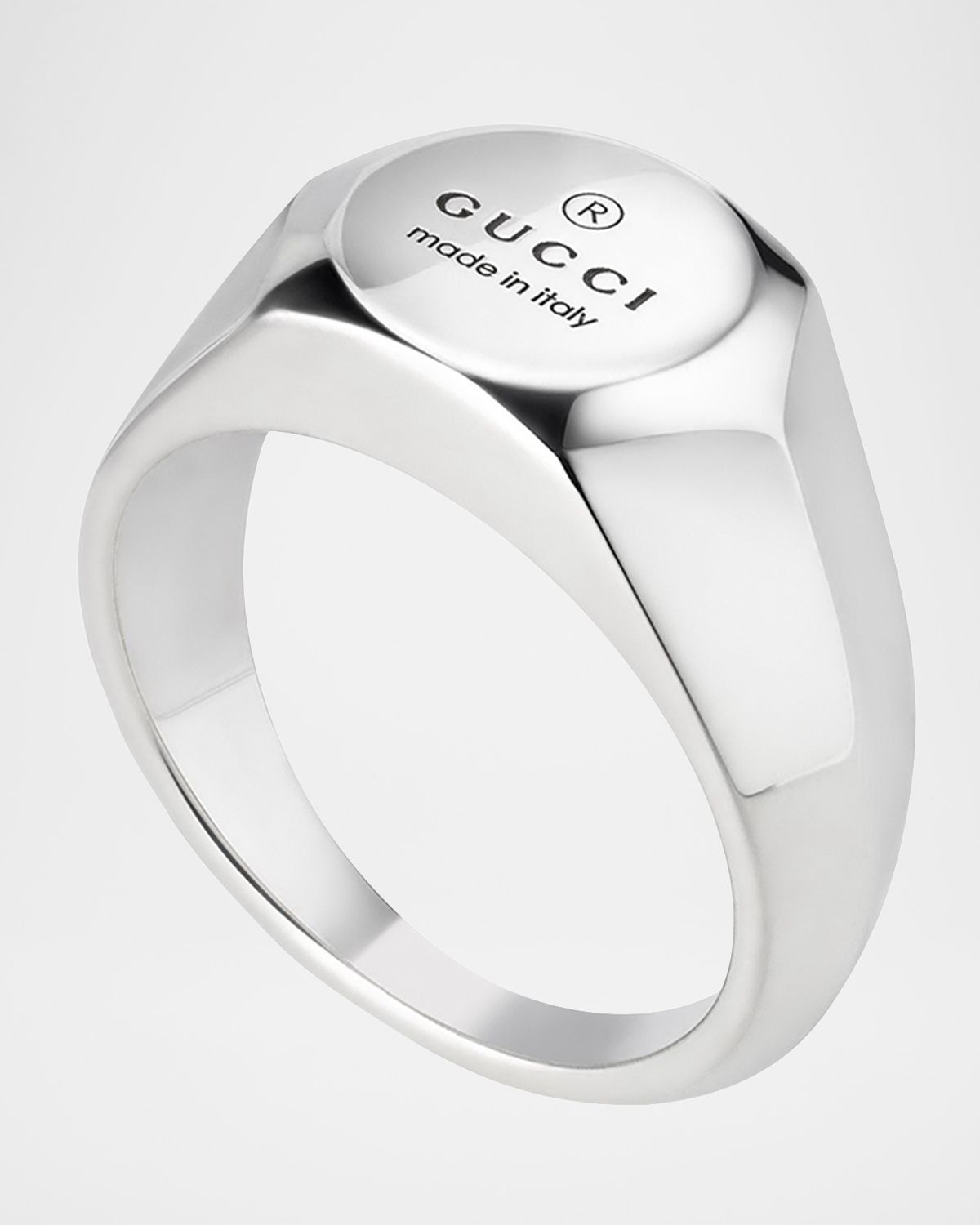 Gucci Men 's  Trademark Ring, 10mm