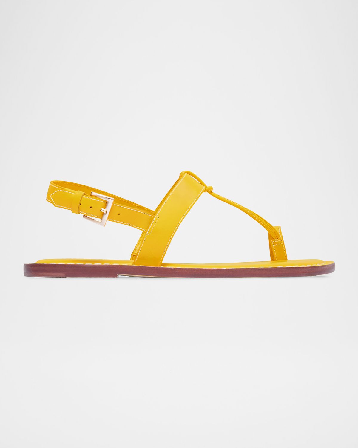 Bernardo Calfskin T-Strap Slingback Sandals | Thumbnail 3