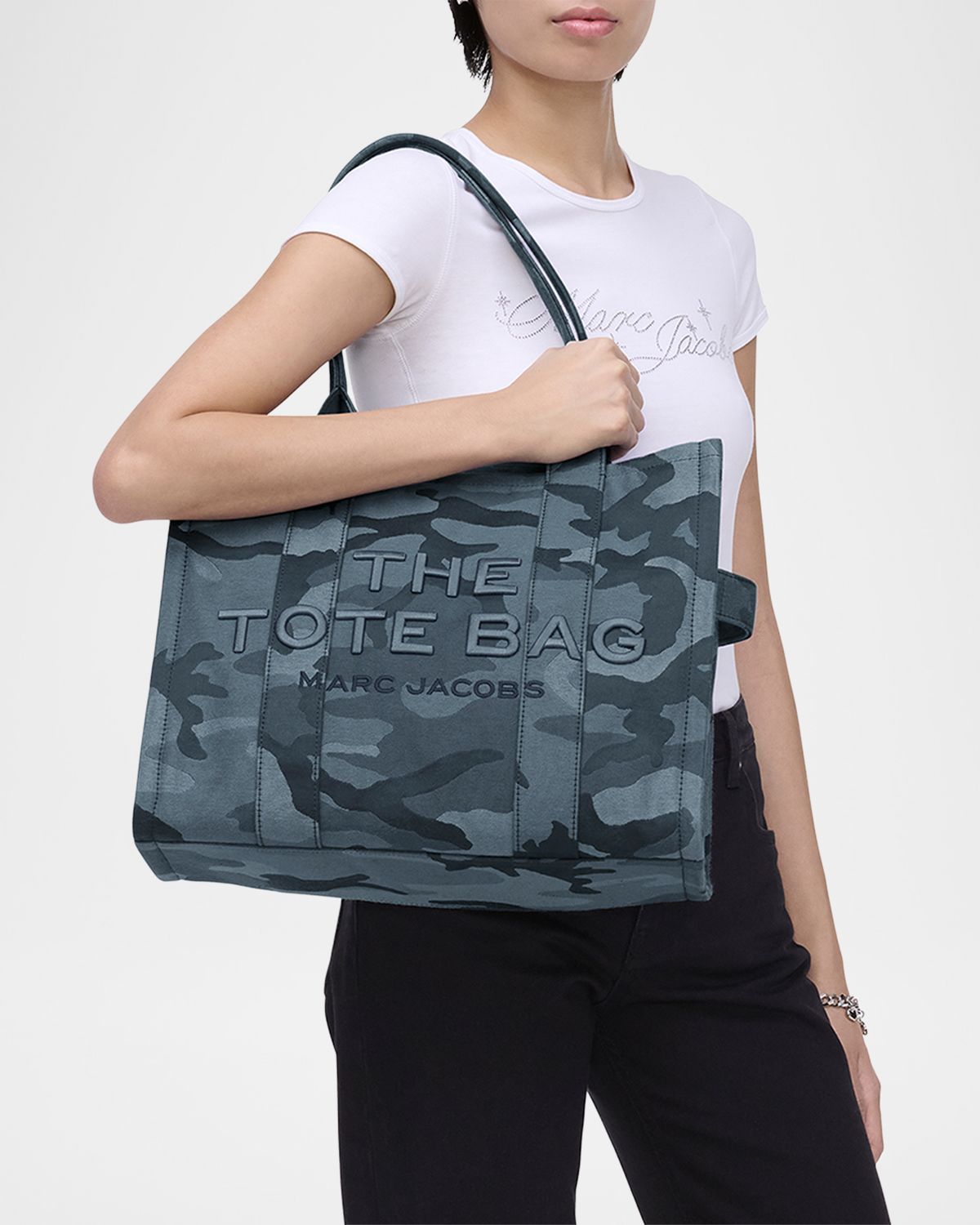 Marc Jacobs The Camo Jacquard Large Tote Bag