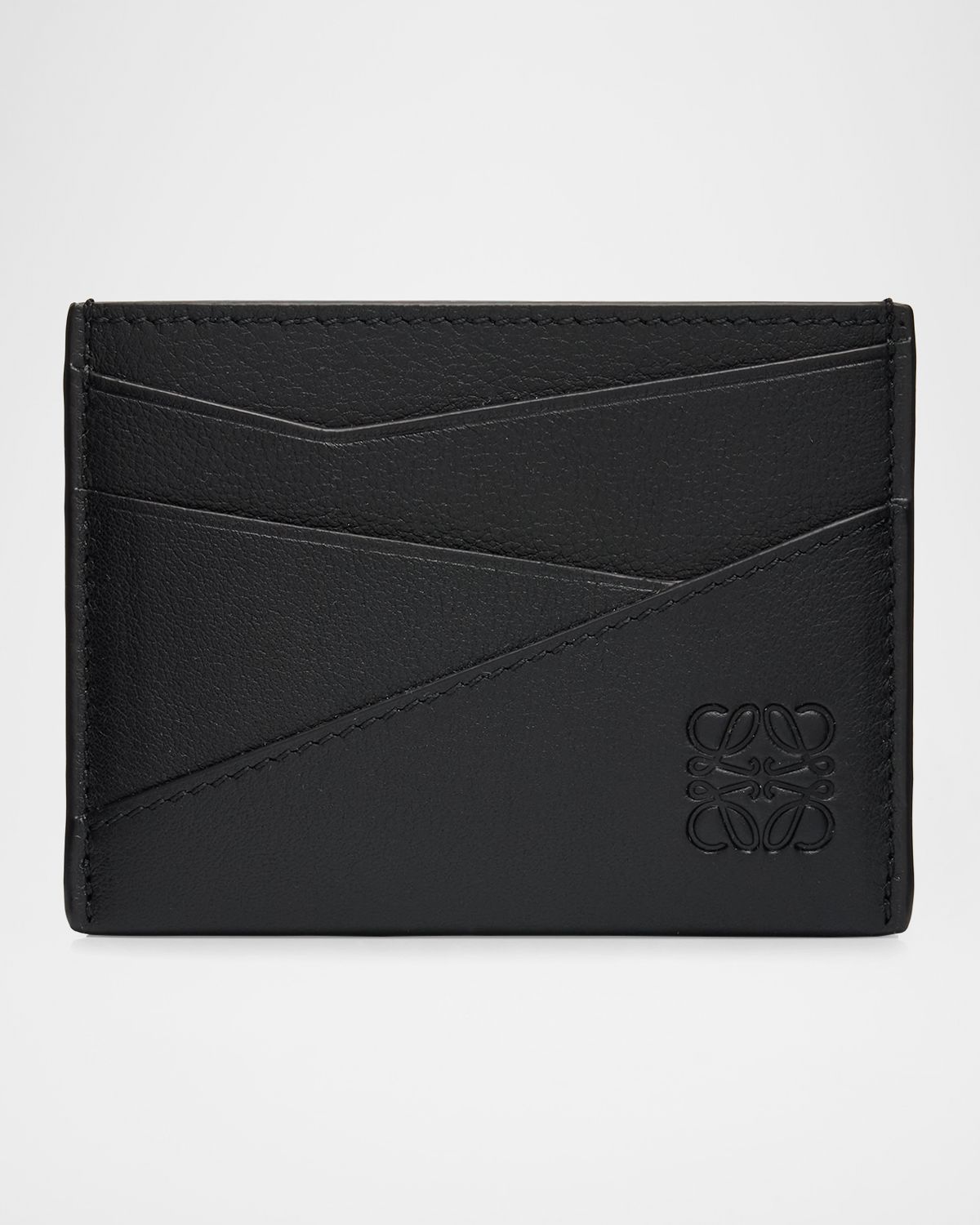 Loewe Men 's Puzzle Calfskin Card Holder