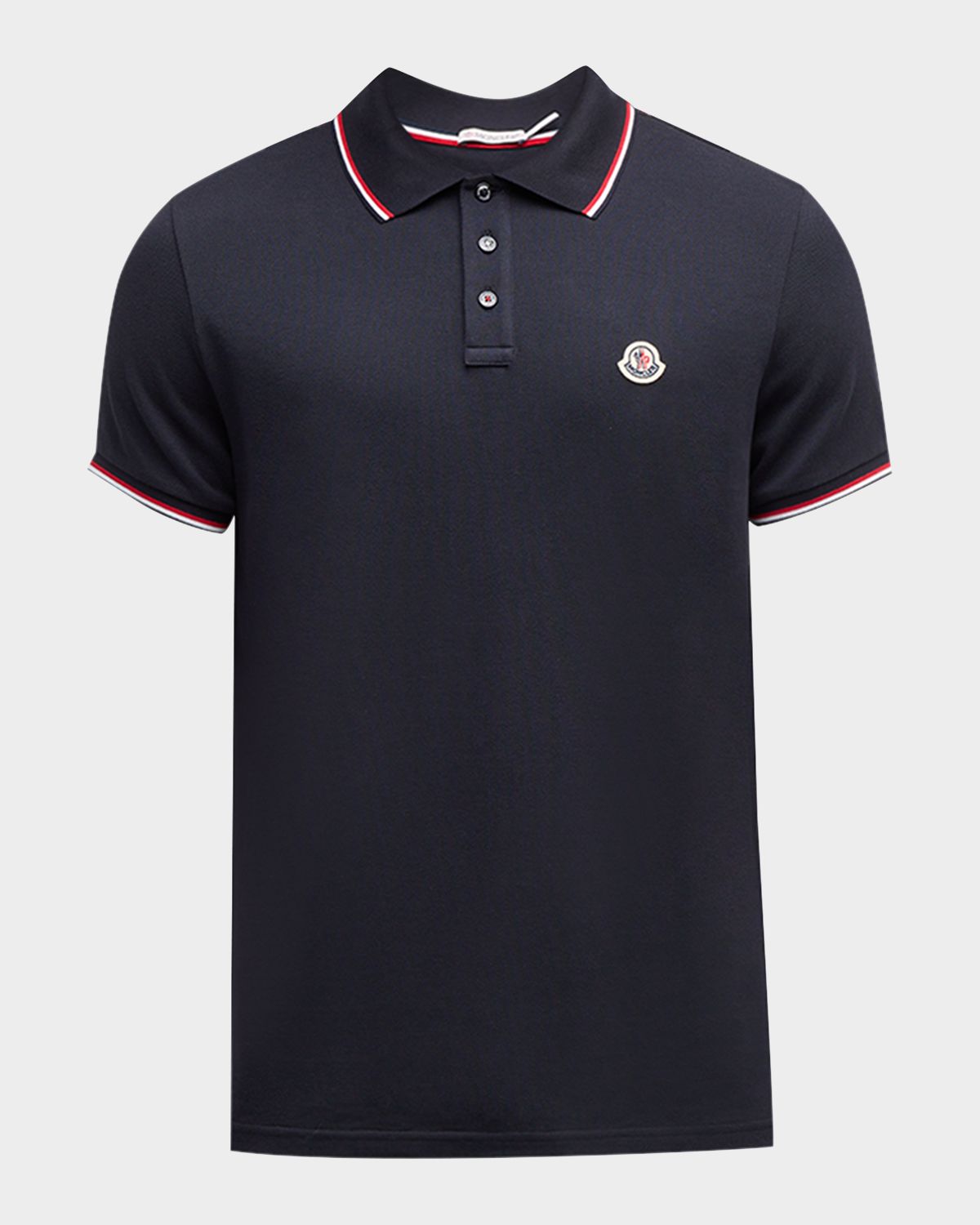 Moncler Men 's Tipped Polo Shirt