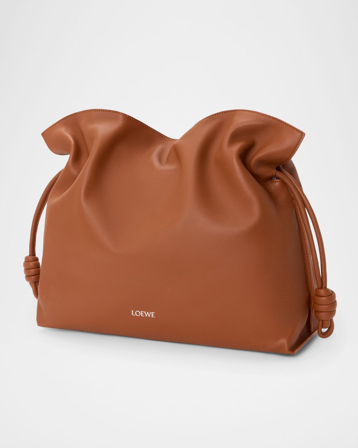 Loewe Flamenco Large Clutch Bag in Napa Leather with Golden Foil Anagram | Thumbnail 6