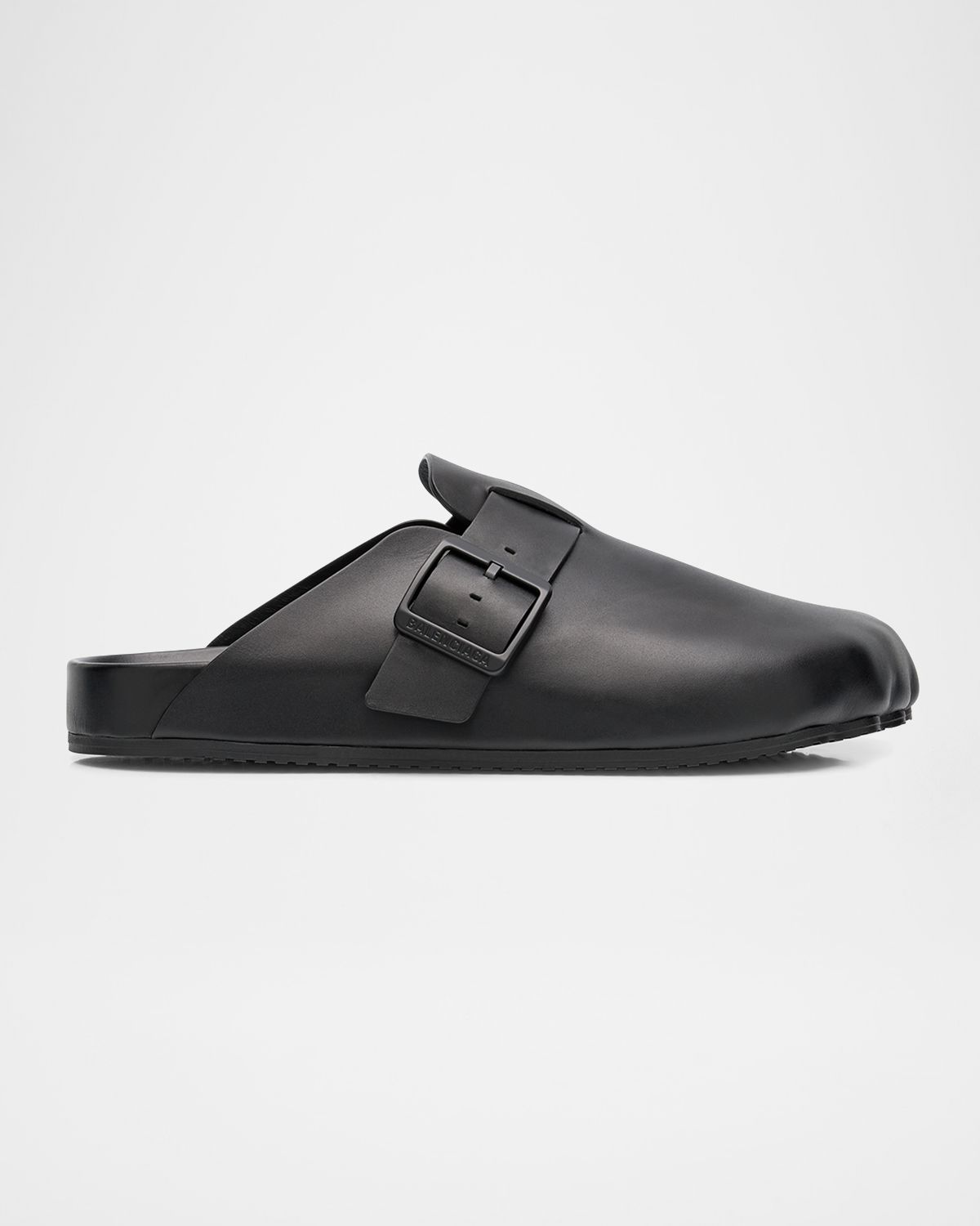 Balenciaga Sunday Calfskin Buckle Mules