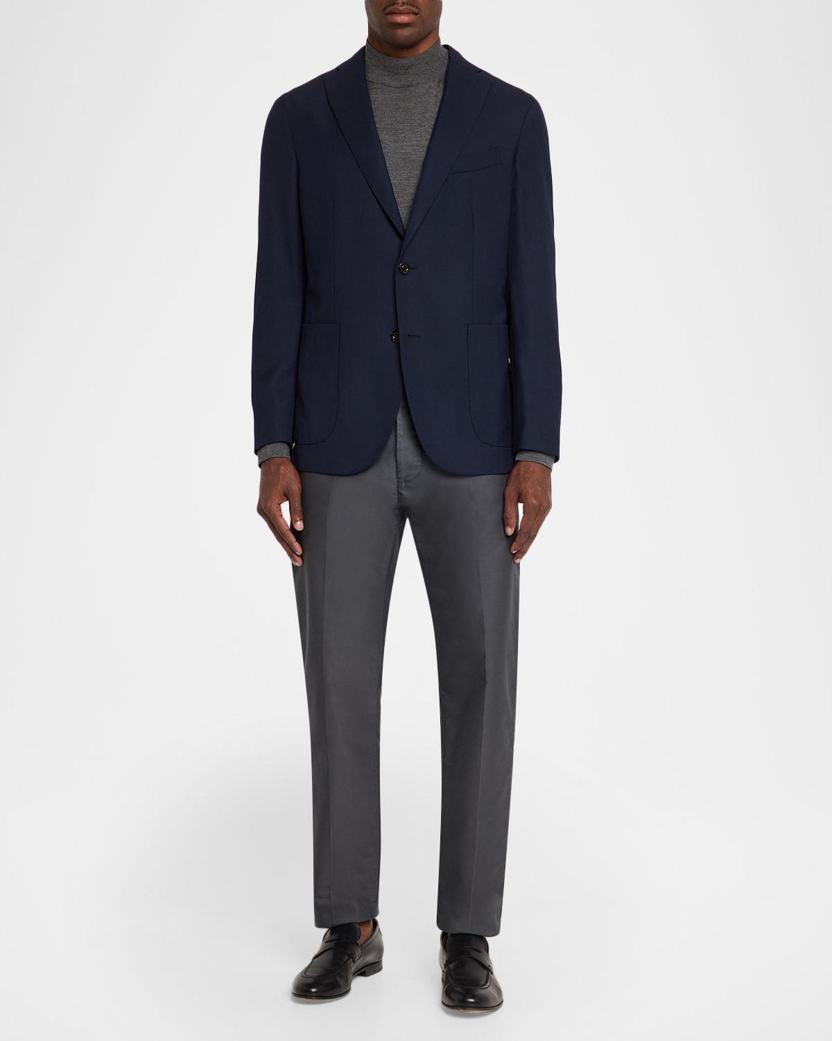 Boglioli Men 's Wool Hopsack Blazer | Thumbnail 8 Boglioli Men 's Wool Hopsack Blazer | Thumbnail 8